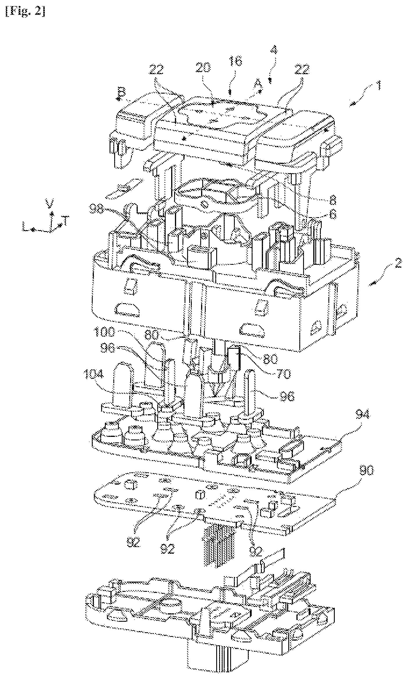 Patent US12090848 Figure 2 – Interface for controlling at least one function of a unit of a motor vehicle