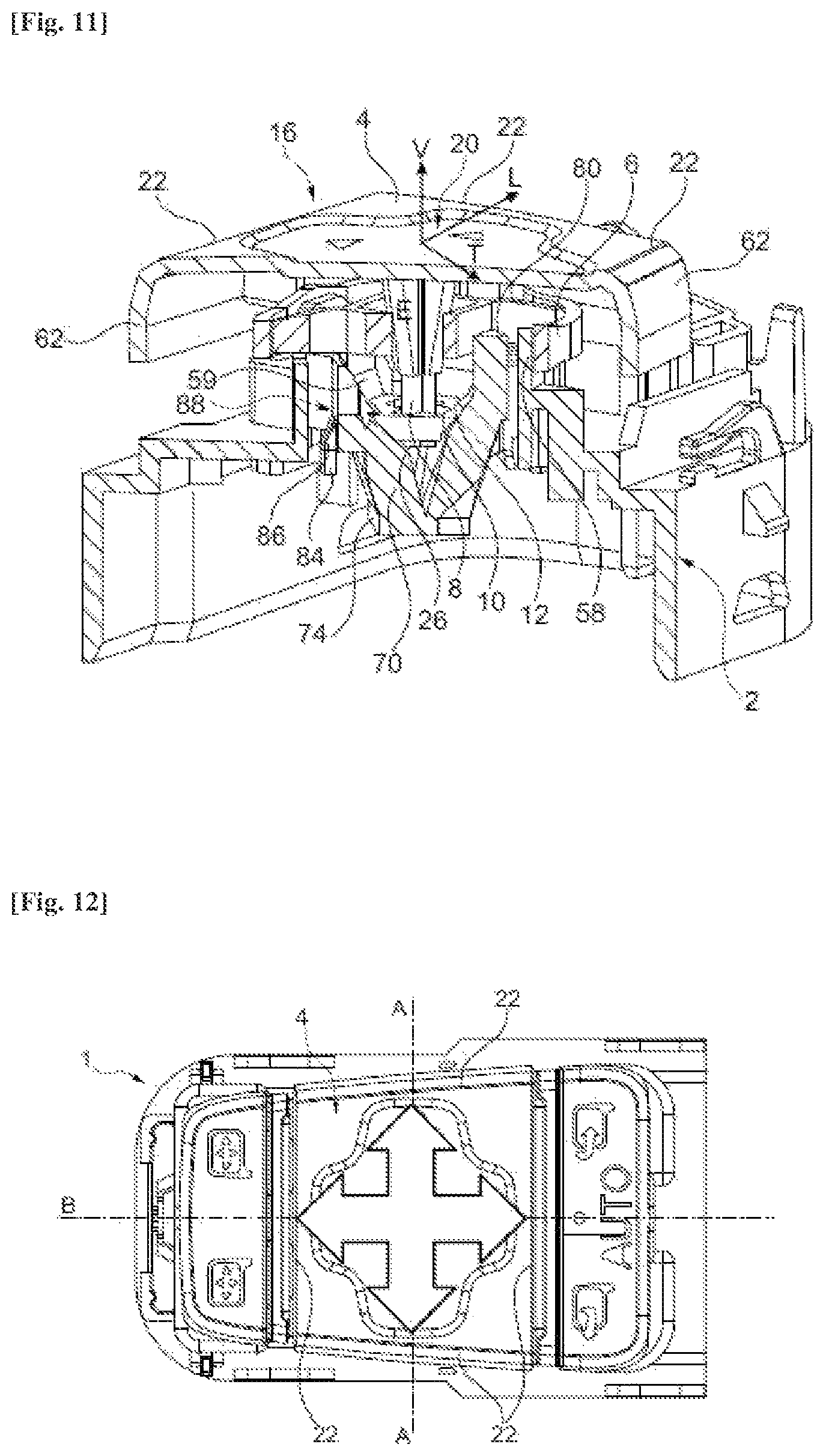 Patent US12090848 Figure 7 – Interface for controlling at least one function of a unit of a motor vehicle