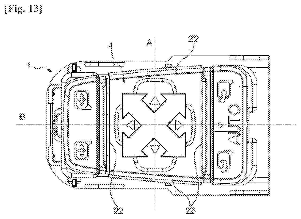Patent US12090848 Figure 8 – Interface for controlling at least one function of a unit of a motor vehicle