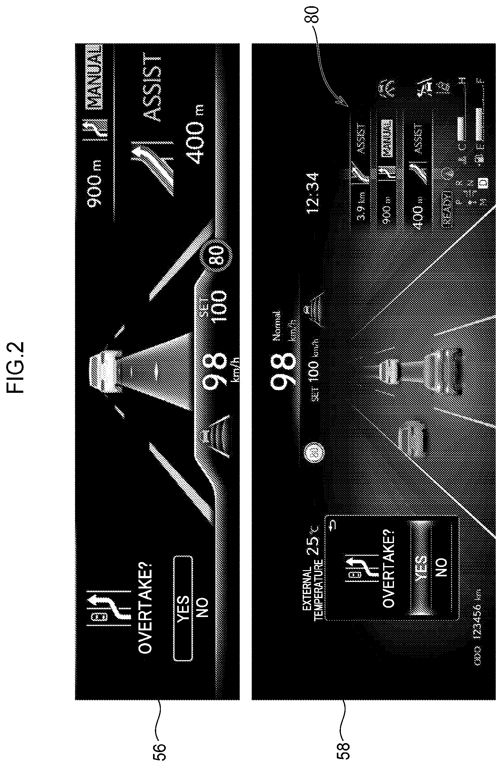 Patent US12090852 Figure 2 – Vehicle display control device, vehicle display control method, computer-readable storage medium, and vehicle display system for displaying action schedule item