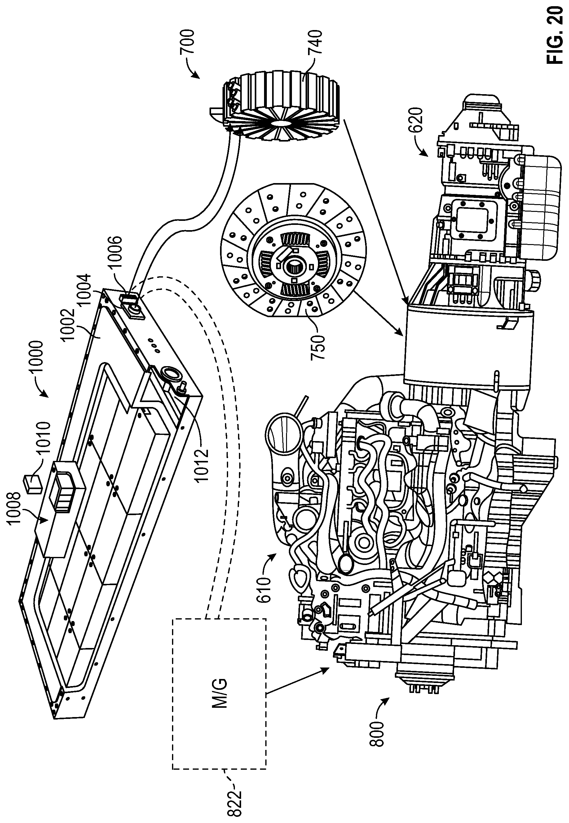 Patent US12090856 Figure 19 – Electrified military vehicle