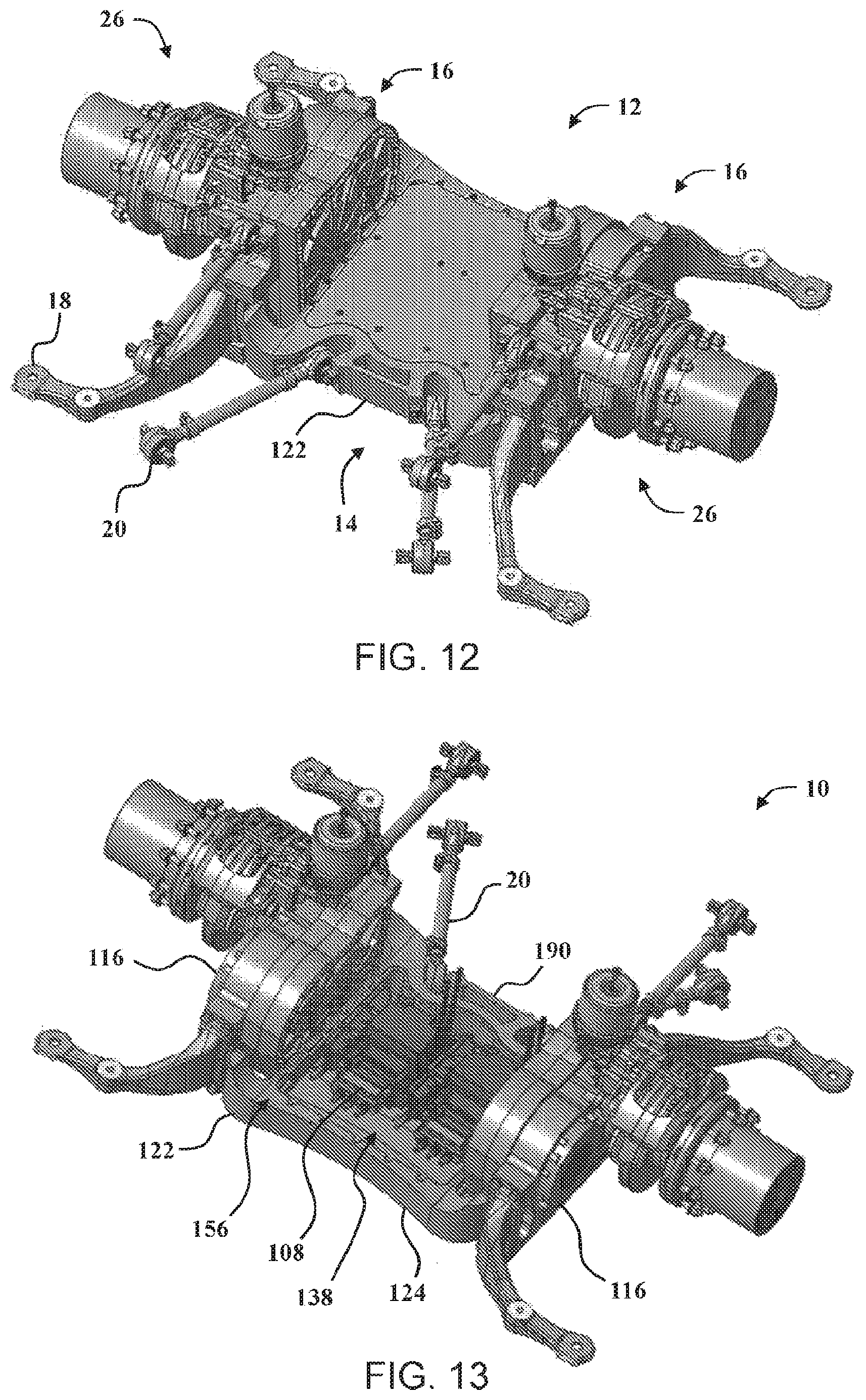 Patent US12090858 Figure 9 – Axle assembly for low floor vehicle