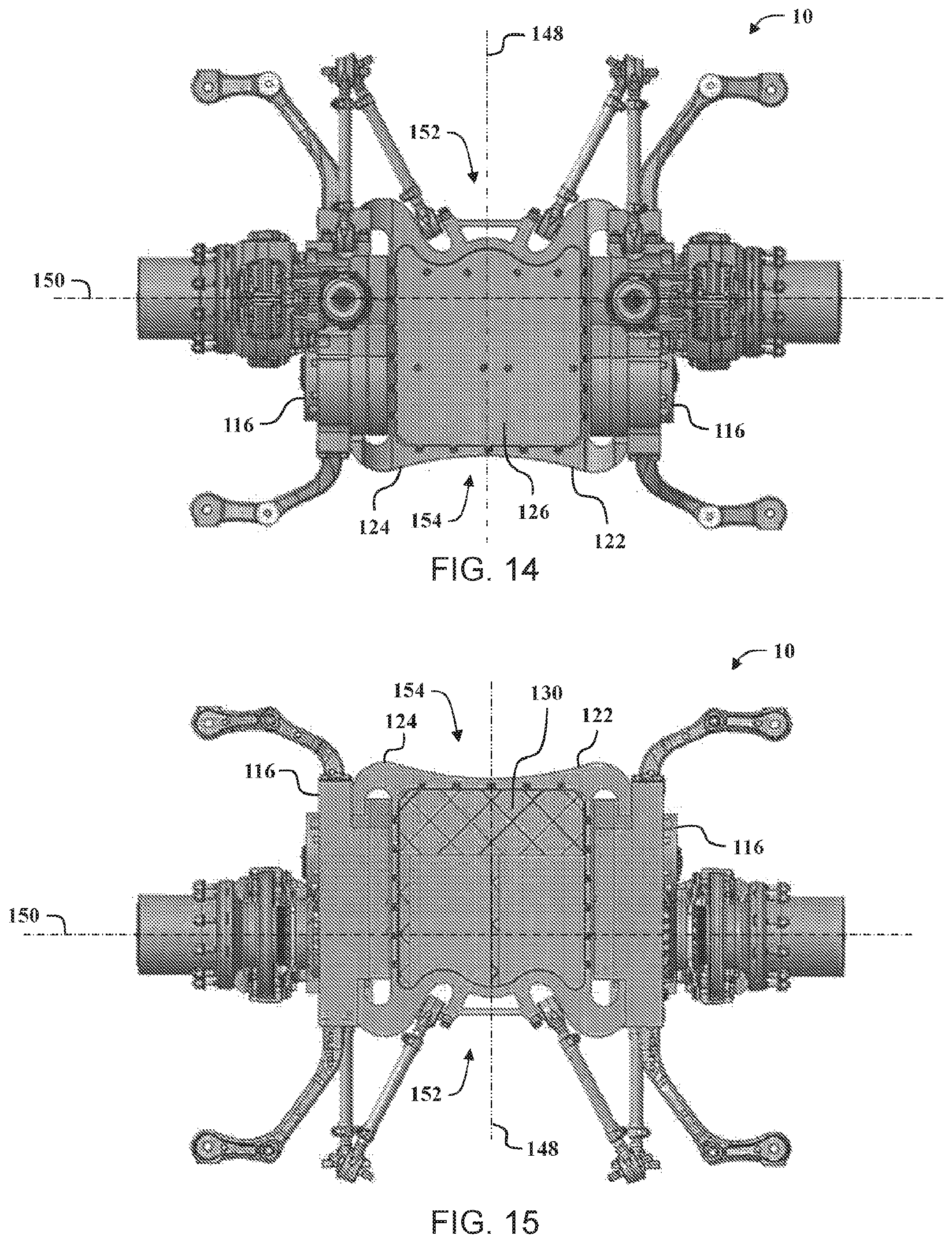 Patent US12090858 Figure 10 – Axle assembly for low floor vehicle