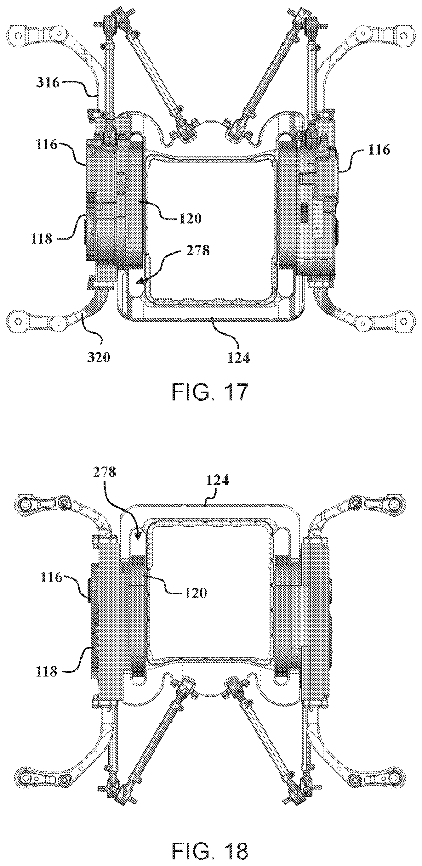 Patent US12090858 Figure 12 – Axle assembly for low floor vehicle