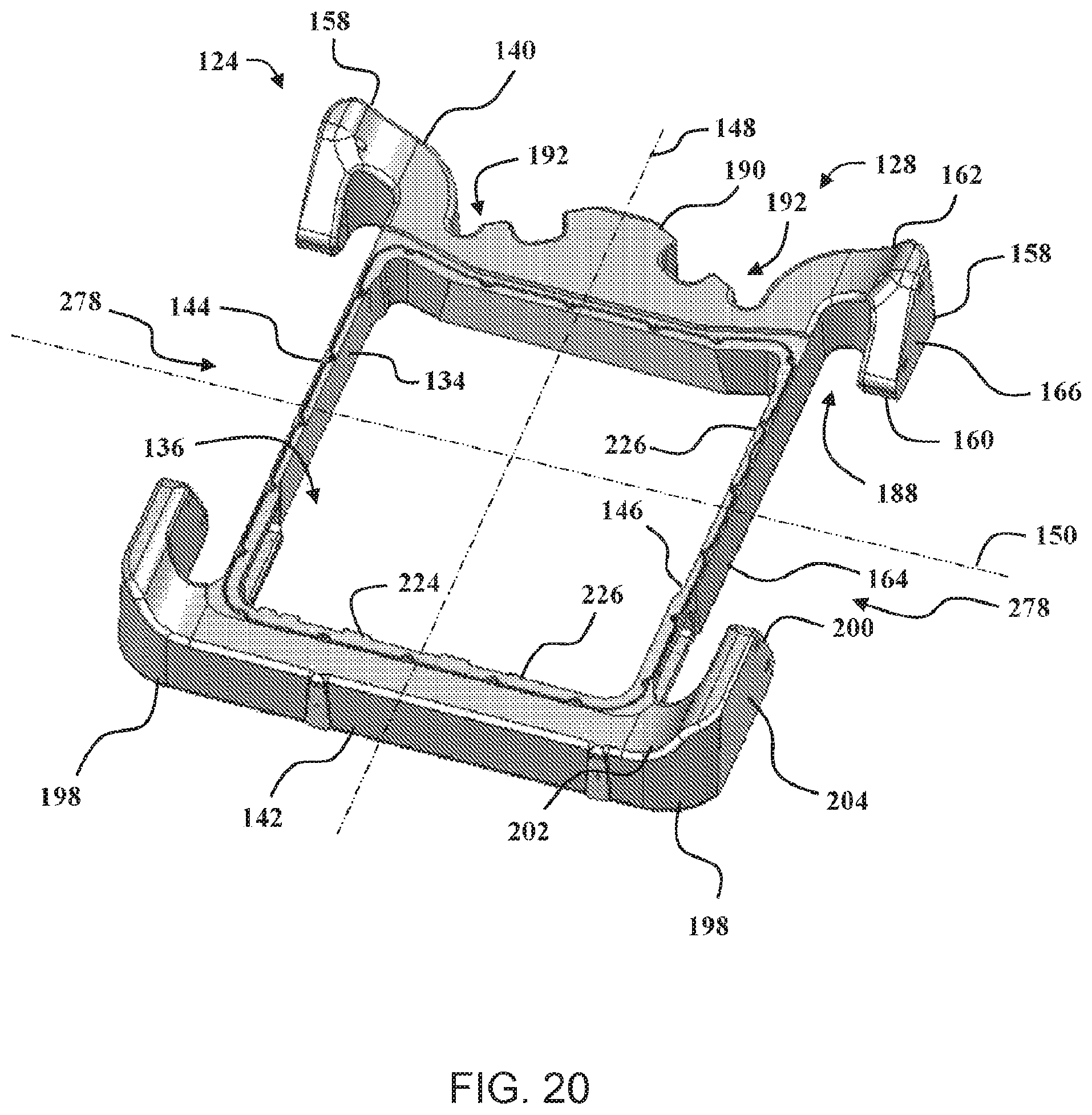 Patent US12090858 Figure 14 – Axle assembly for low floor vehicle