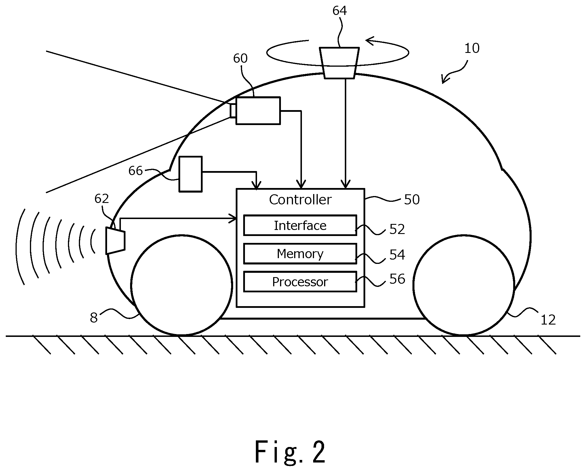 Patent US12090861 Figure 2 – Electric vehicle