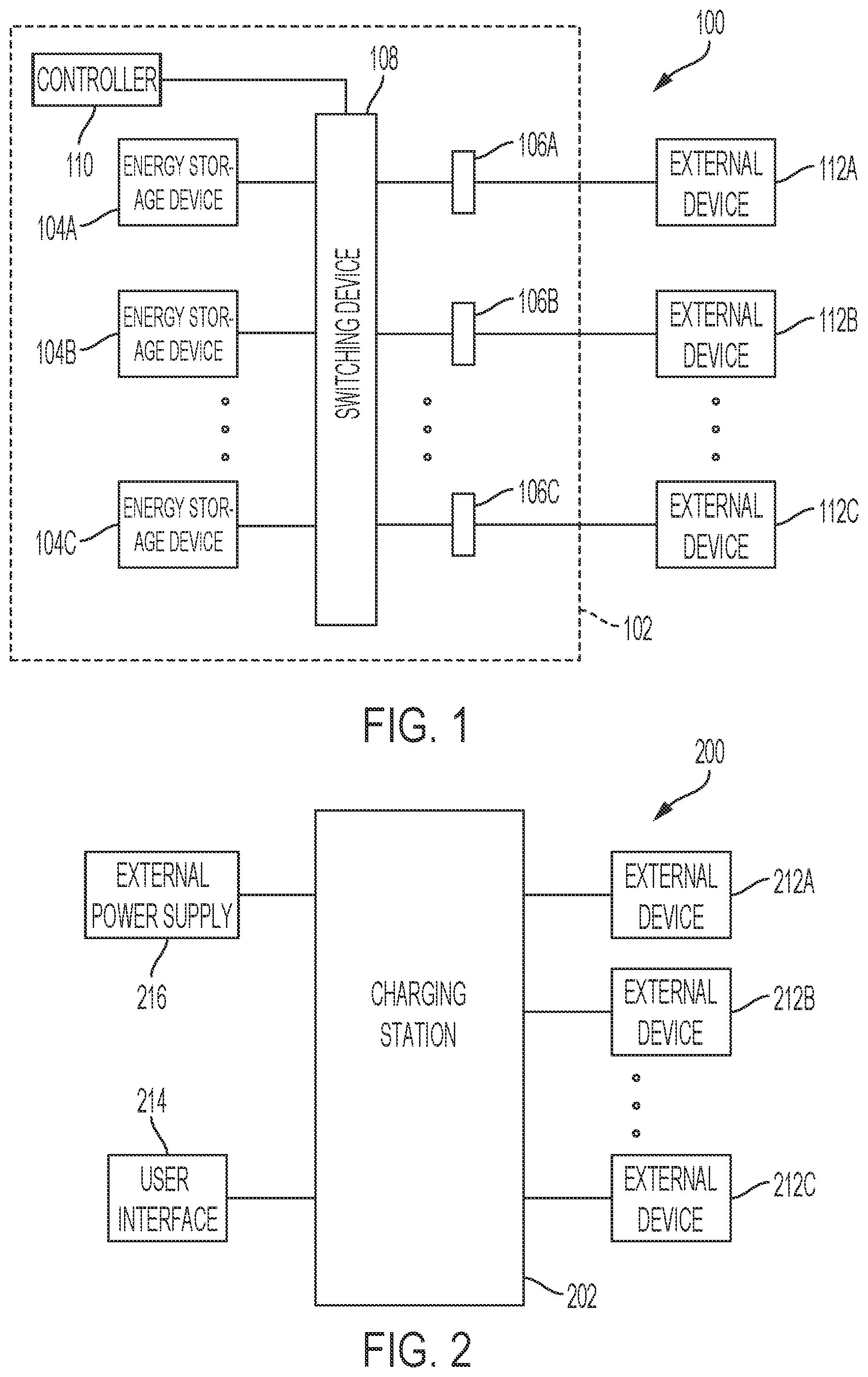 Patent US12090872 Figure 1 – Systems, methods, and apparatus for managing storage or delivery of electrical energy