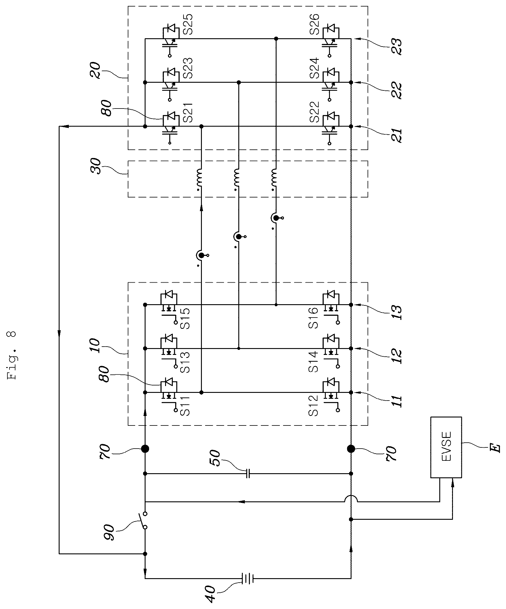 Patent US12090875 Figure 6 – Multi-input charging system and method using a motor driving device