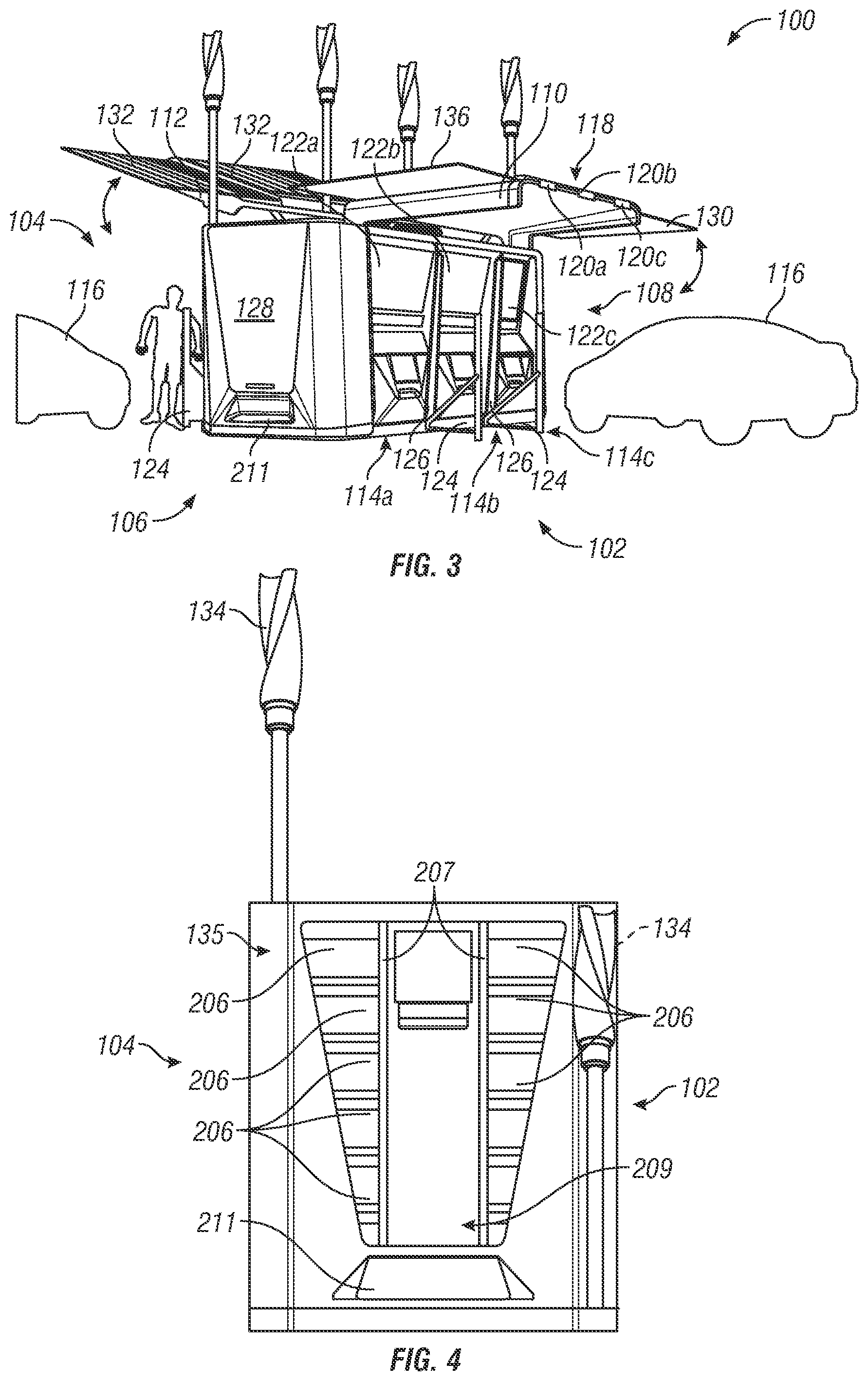 Patent US12090876 Figure 3 – Mobile EV charging station