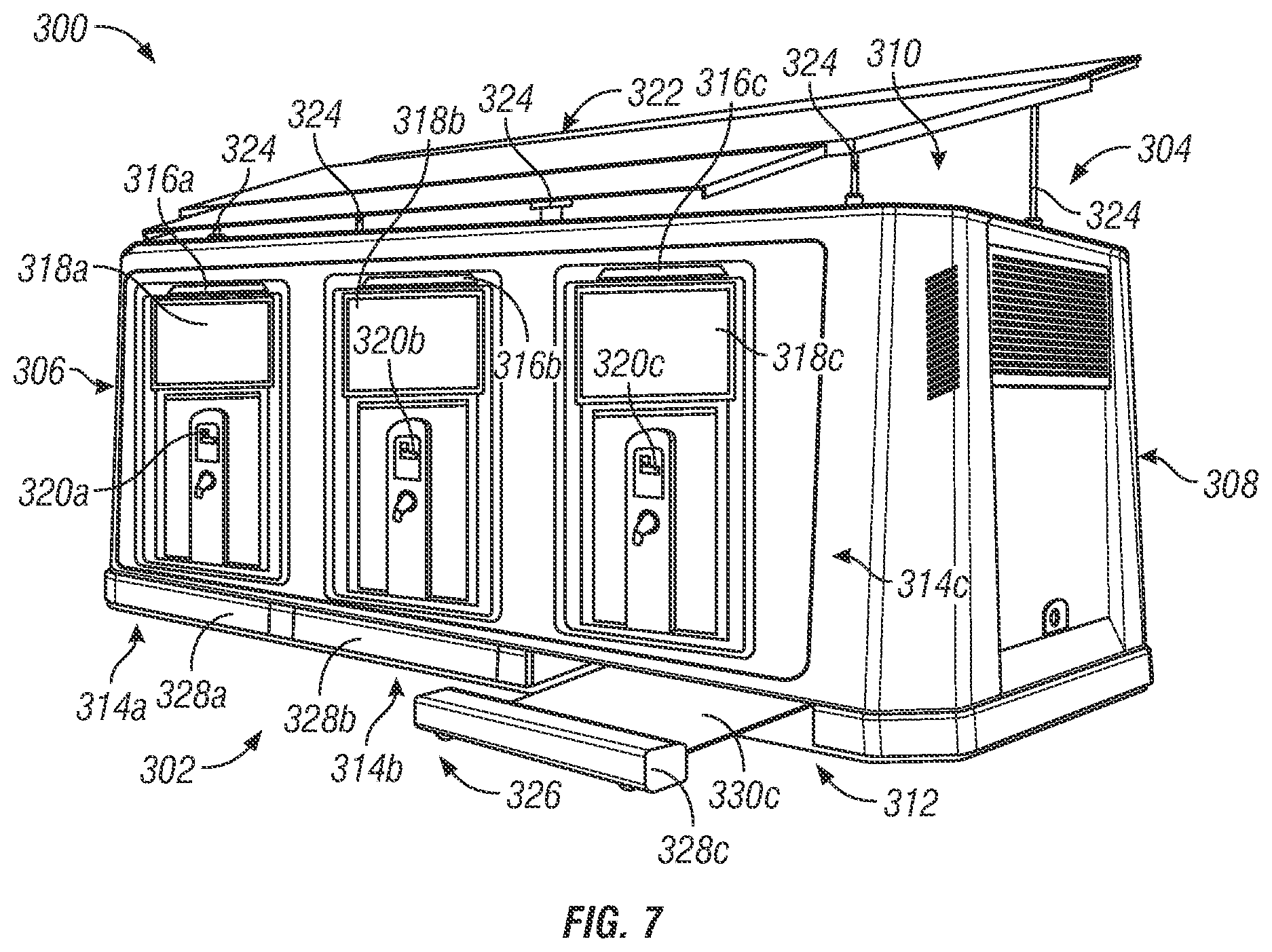 Patent US12090876 Figure 5 – Mobile EV charging station