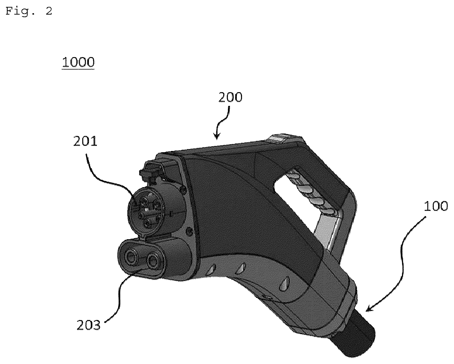 Patent US12090877 Figure 2 – Electric vehicle charging connector and electric vehicle charging assembly comprising same