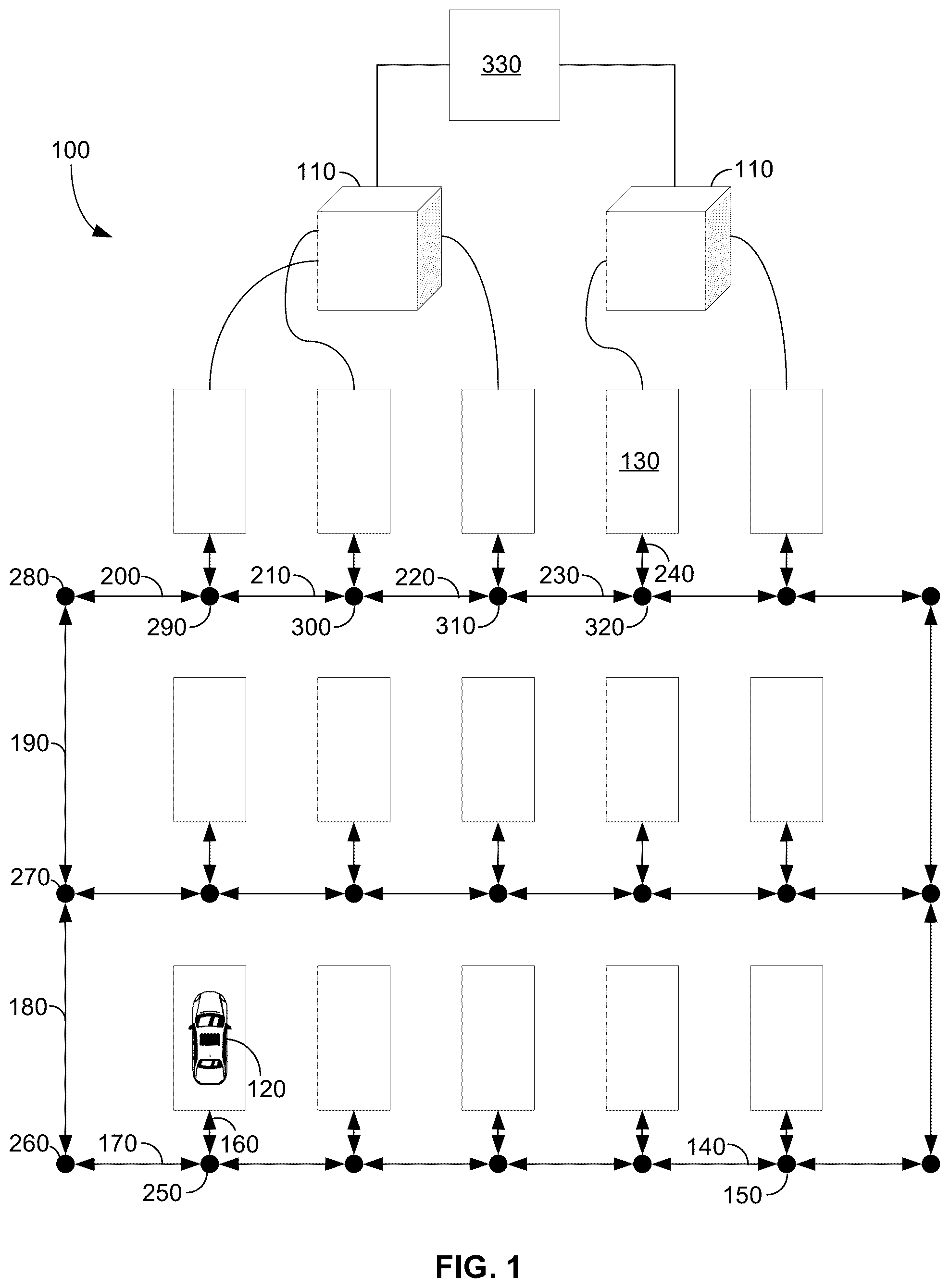 Patent US12090879 Figure 1 – System and method for vehicle fleet charging optimization