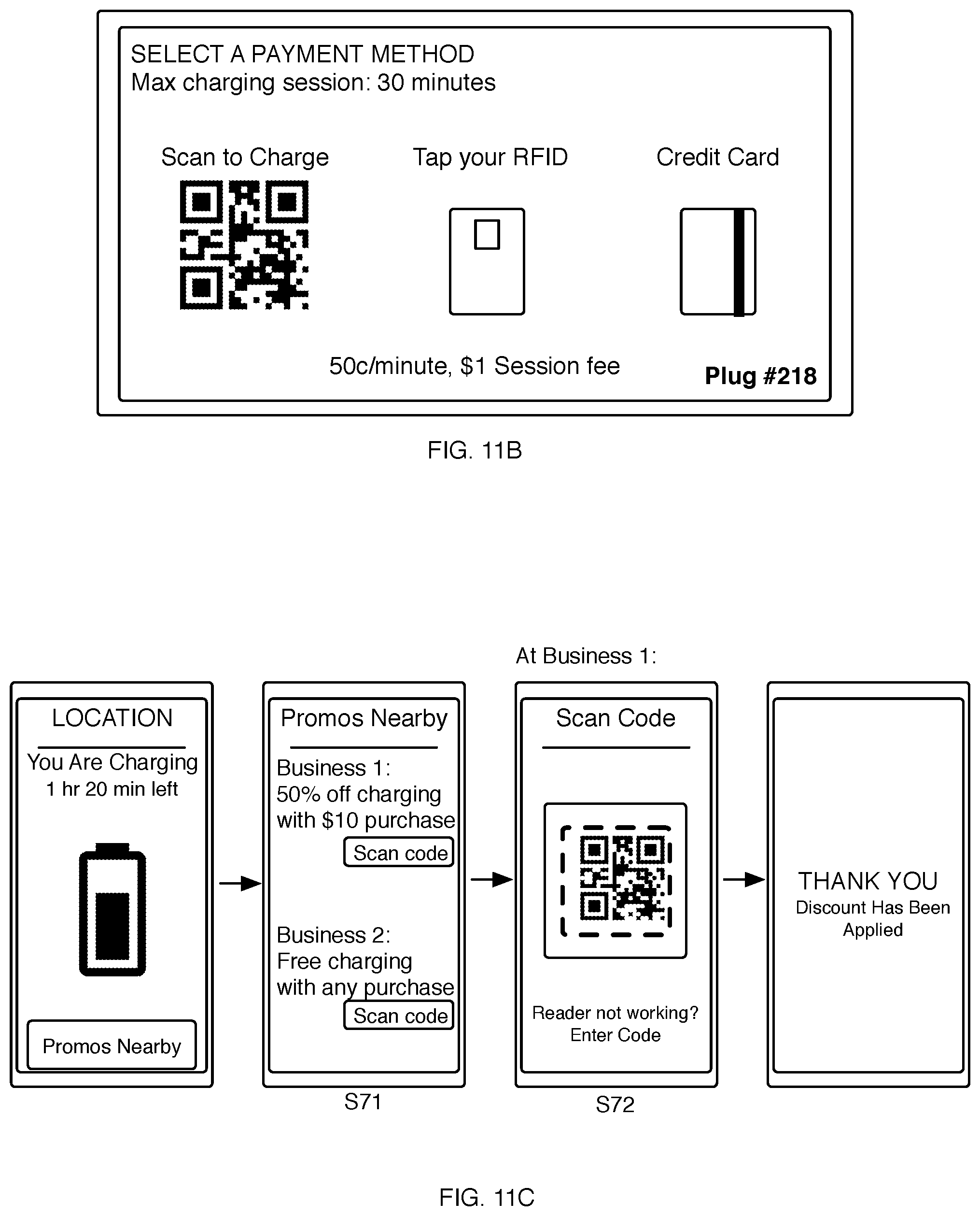 Patent US12090883 Figure 18 – Methods and systems for facilitating charging sessions for electric vehicles