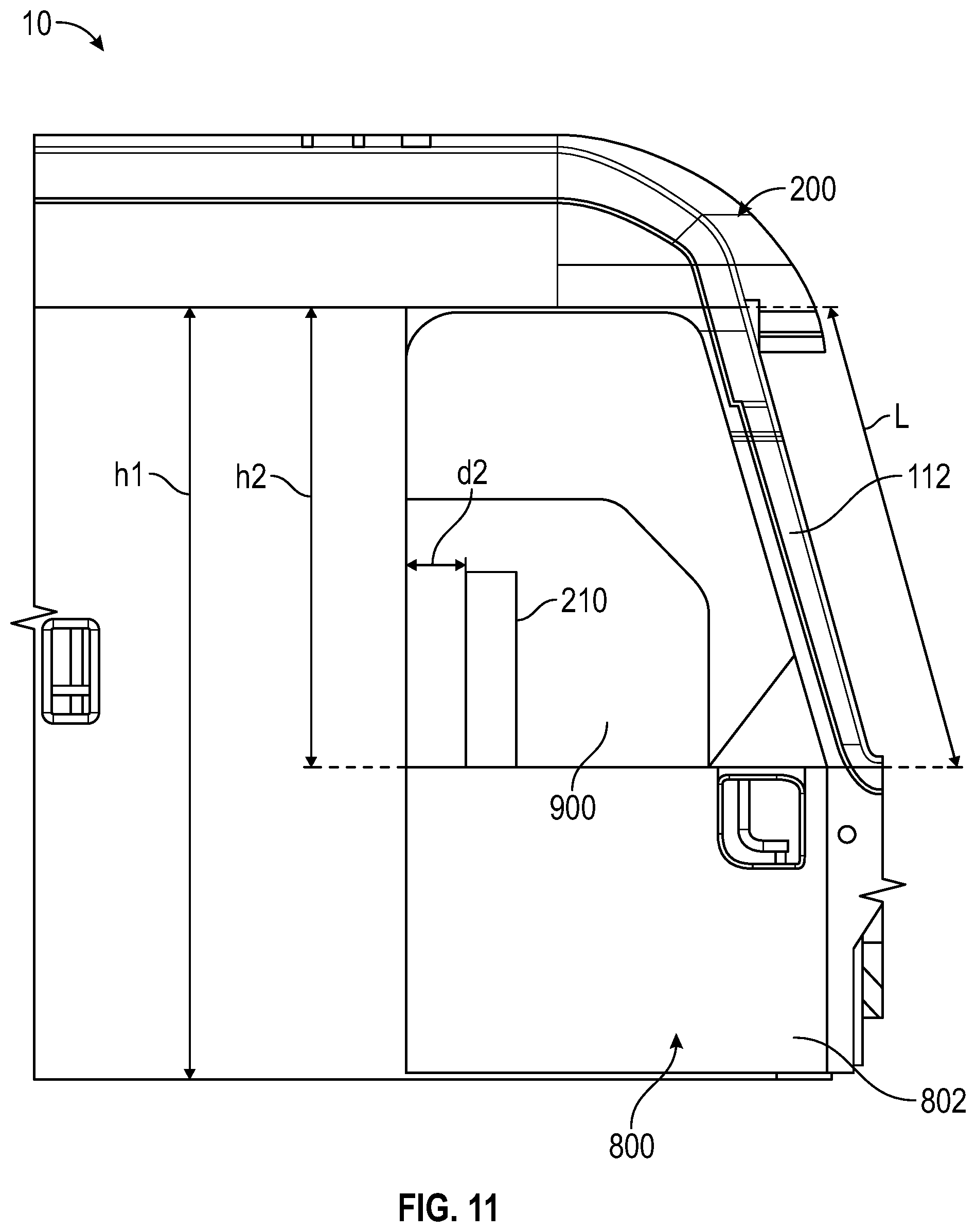 Patent US12090894 Figure 10 – Repositionable seat for delivery vehicle