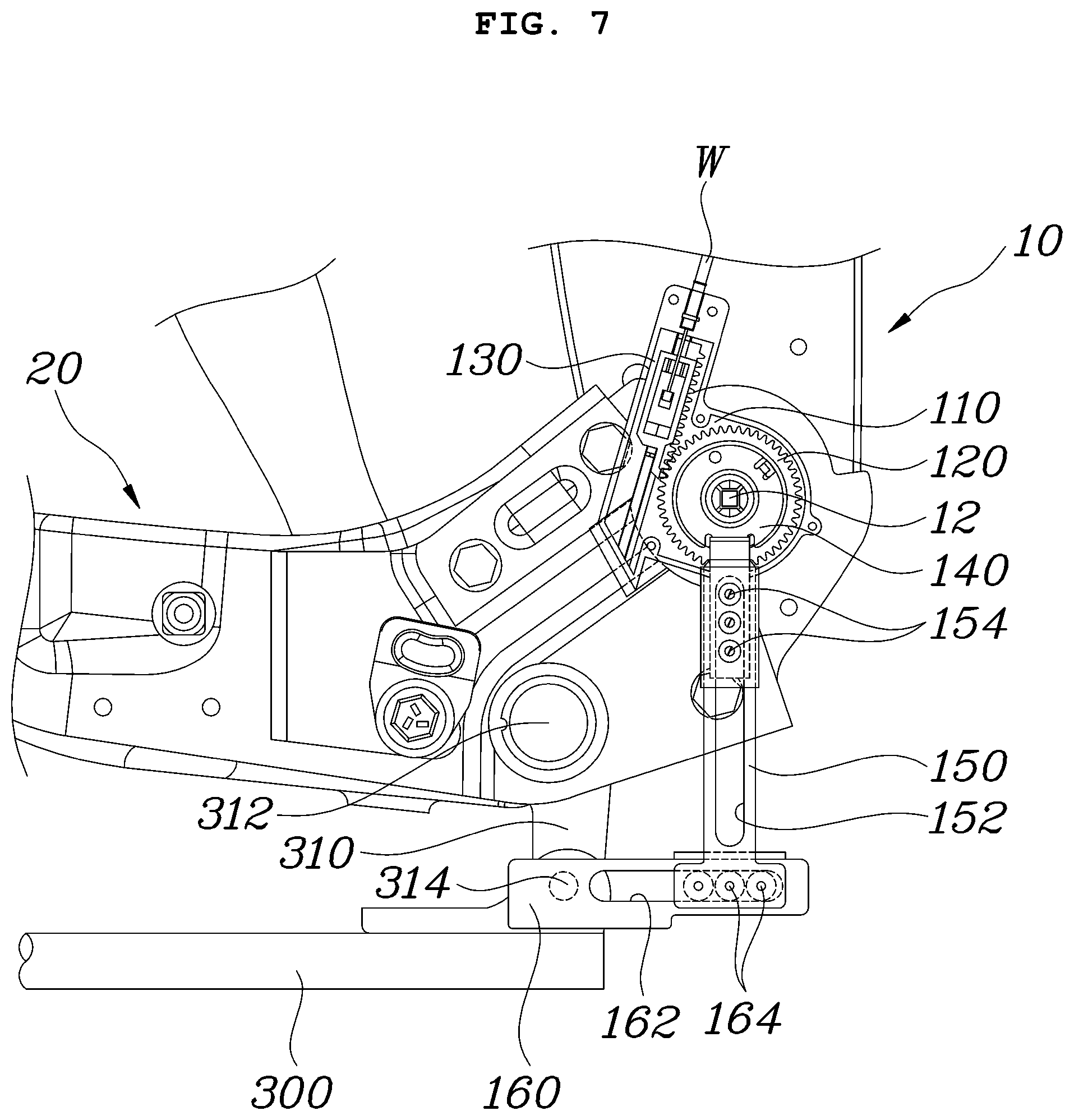Patent US12090897 Figure 8 – Vehicle seat