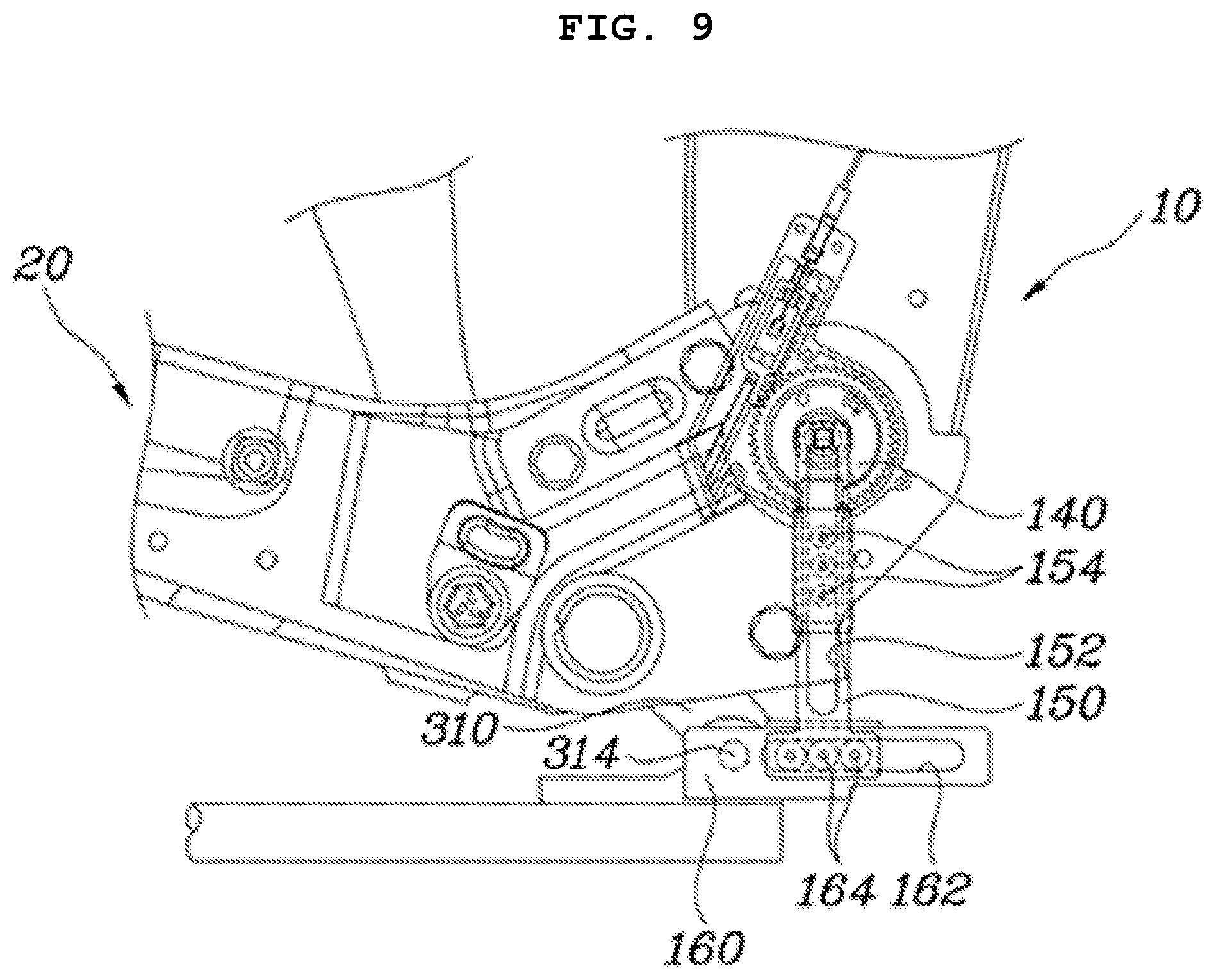 Patent US12090897 Figure 10 – Vehicle seat