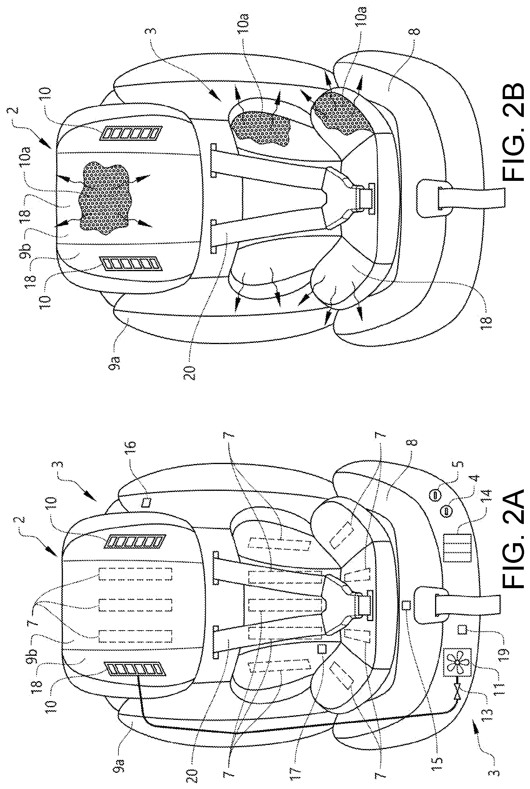 Patent US12090898 Figure 2 – Child seat, a child seat system, and a method for operating a child seat system