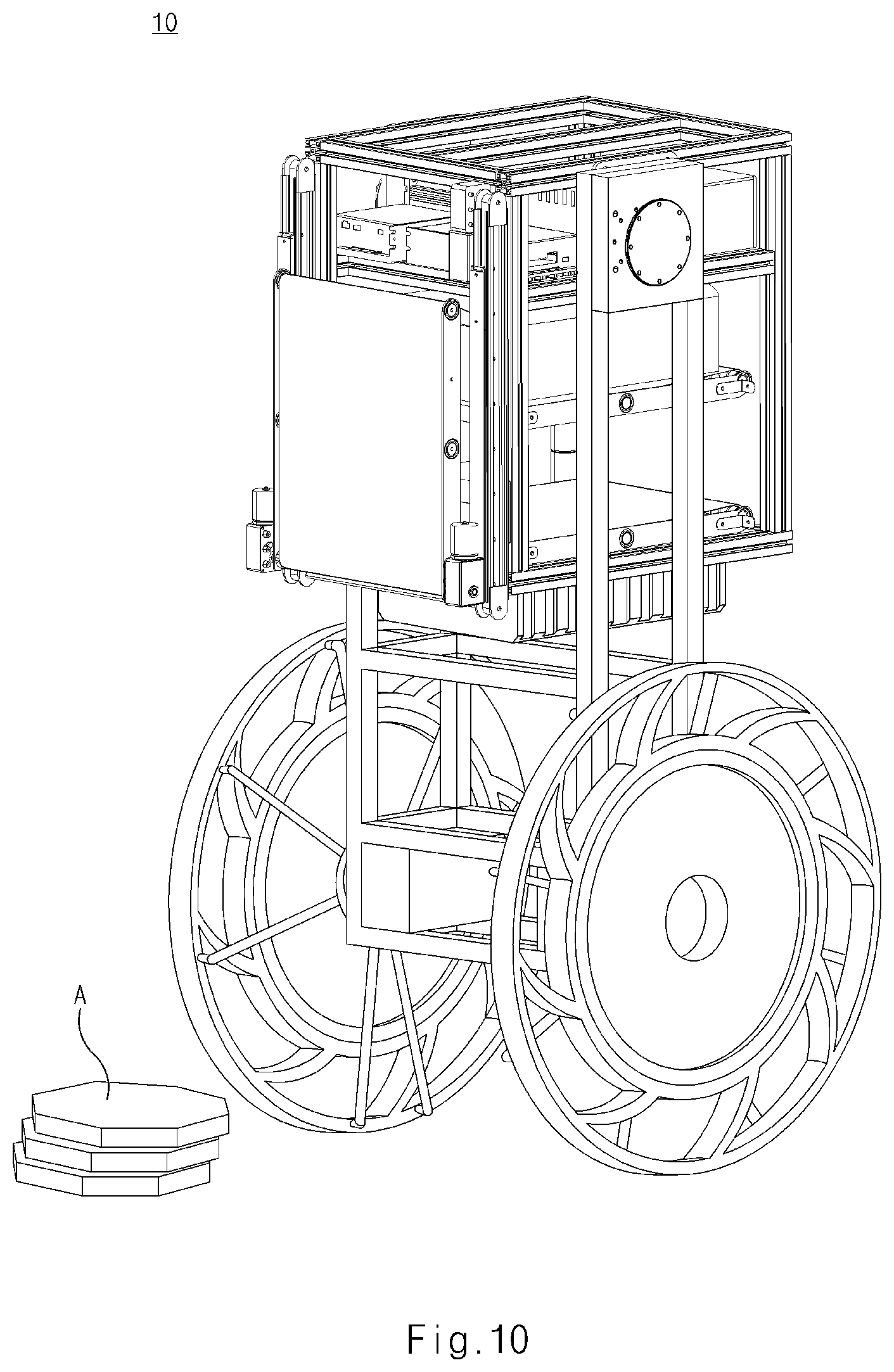 Patent US12090908 Figure 10 – Mobile object