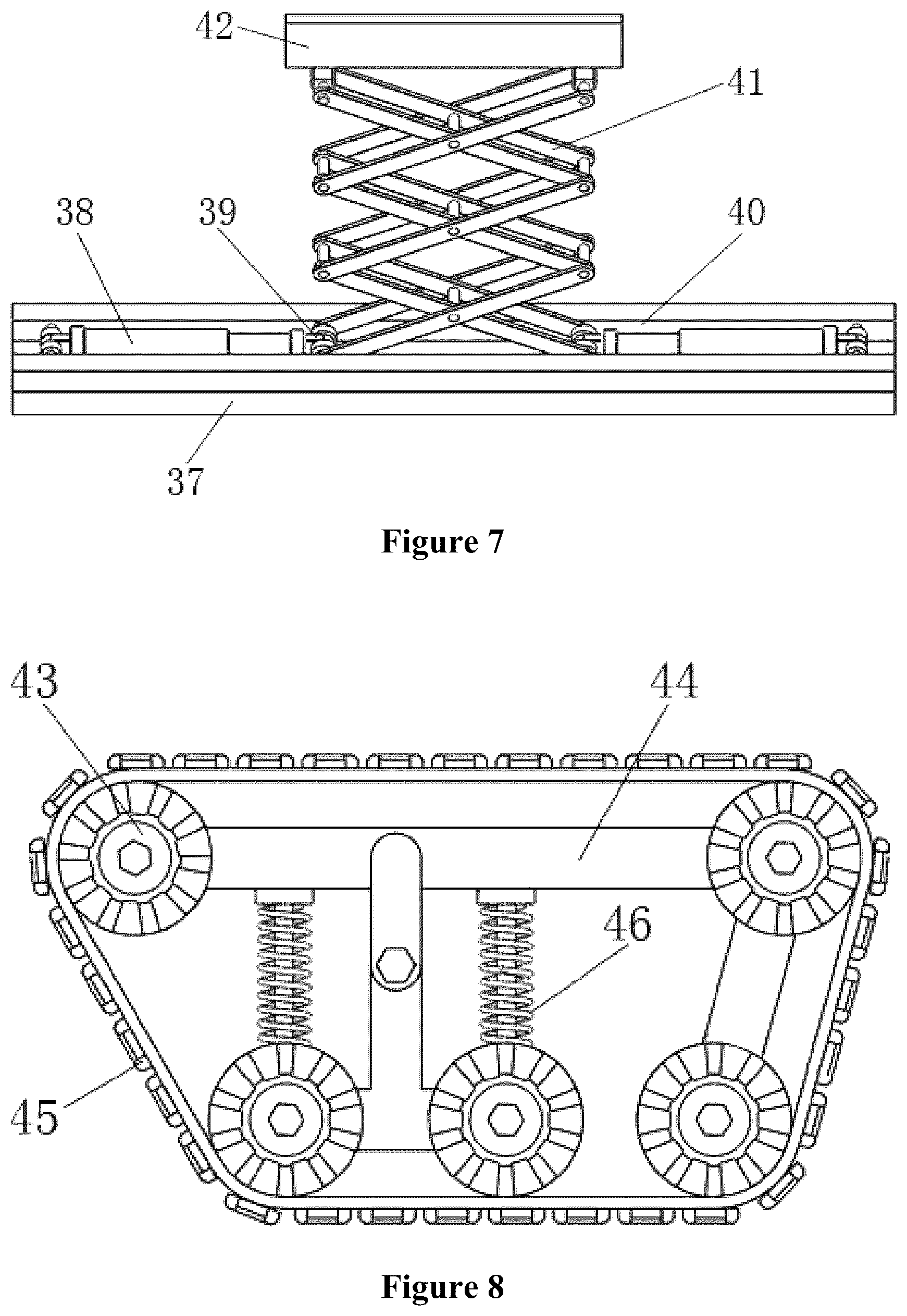 Patent US12090910 Figure 5 – Emergency support robot for polar UAVs