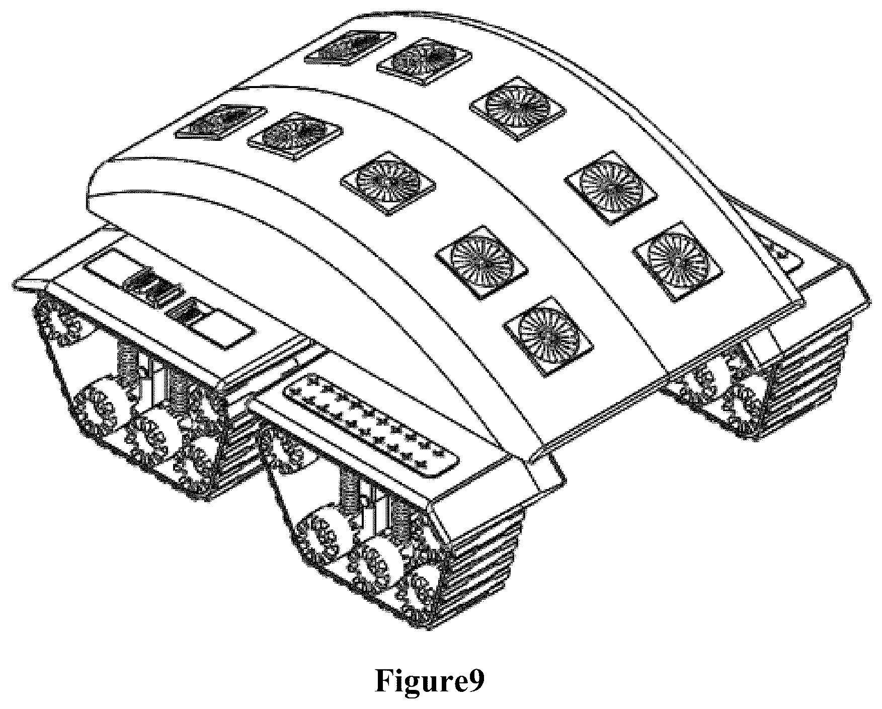 Patent US12090910 Figure 6 – Emergency support robot for polar UAVs