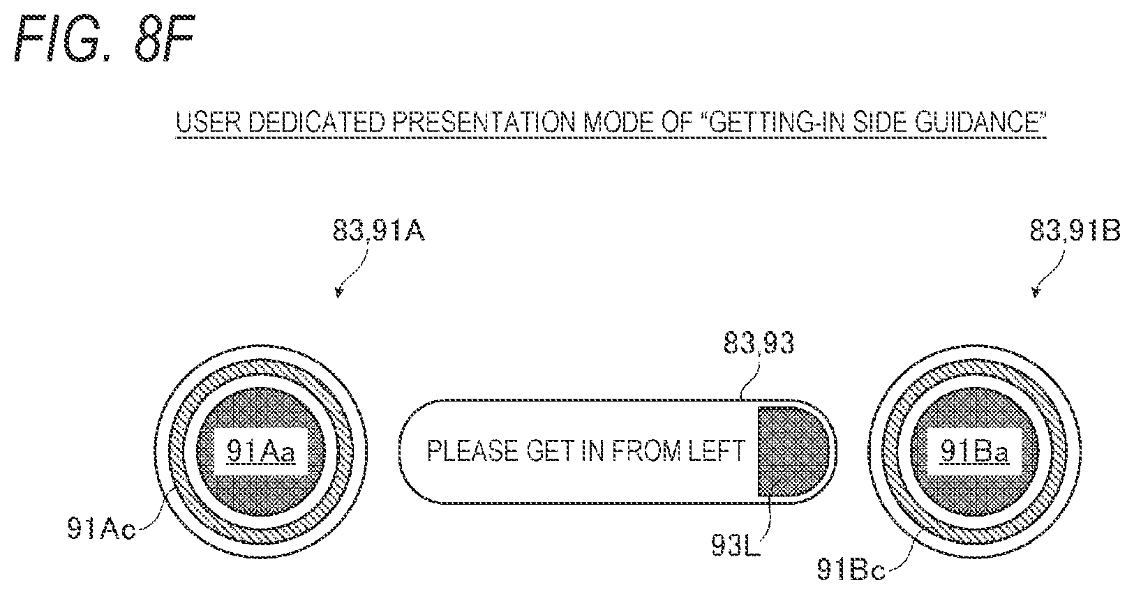 Patent US12090913 Figure 11 – Information presentation device for autonomous vehicle