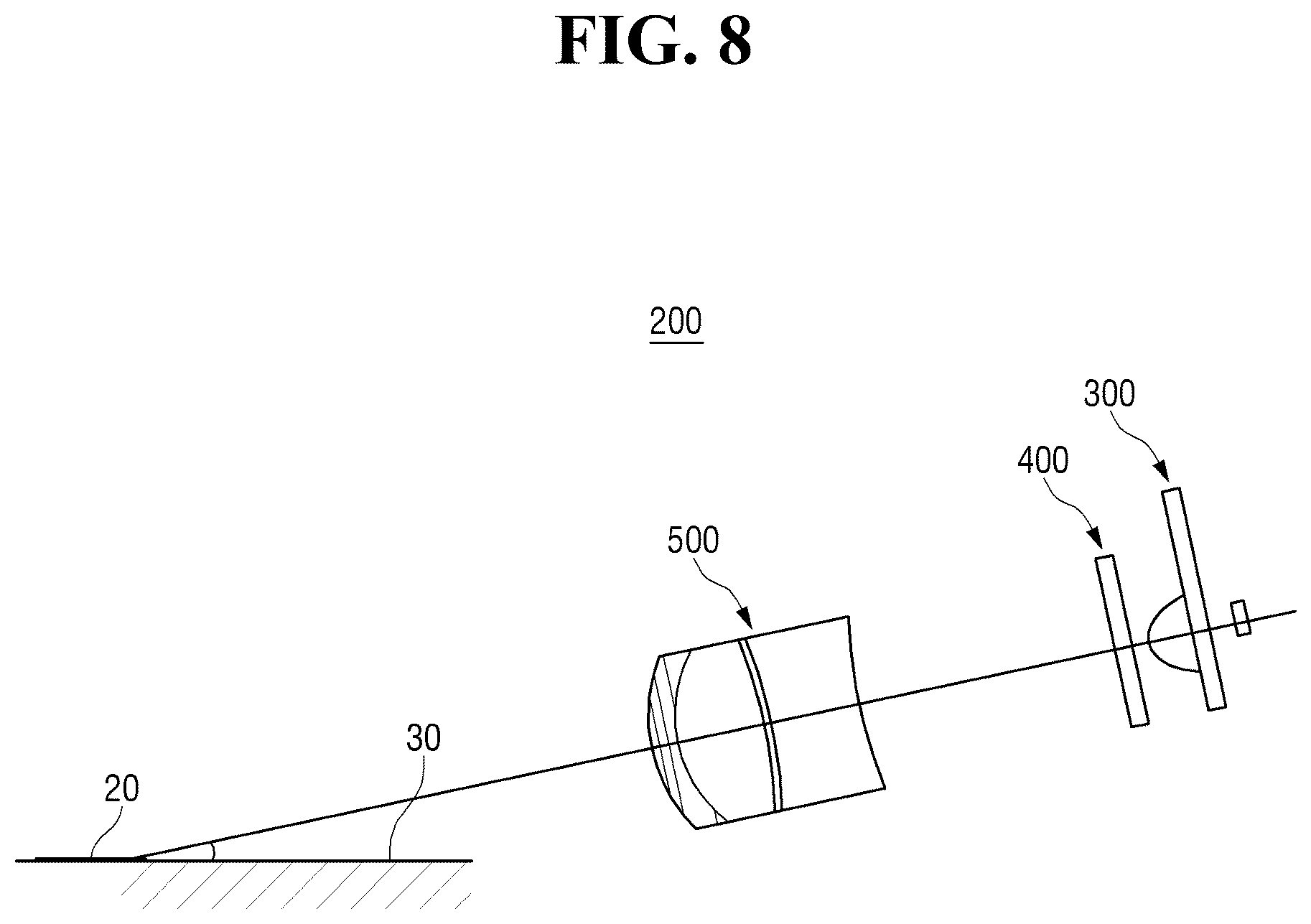 Patent US12090915 Figure 8 – Lamp for vehicle