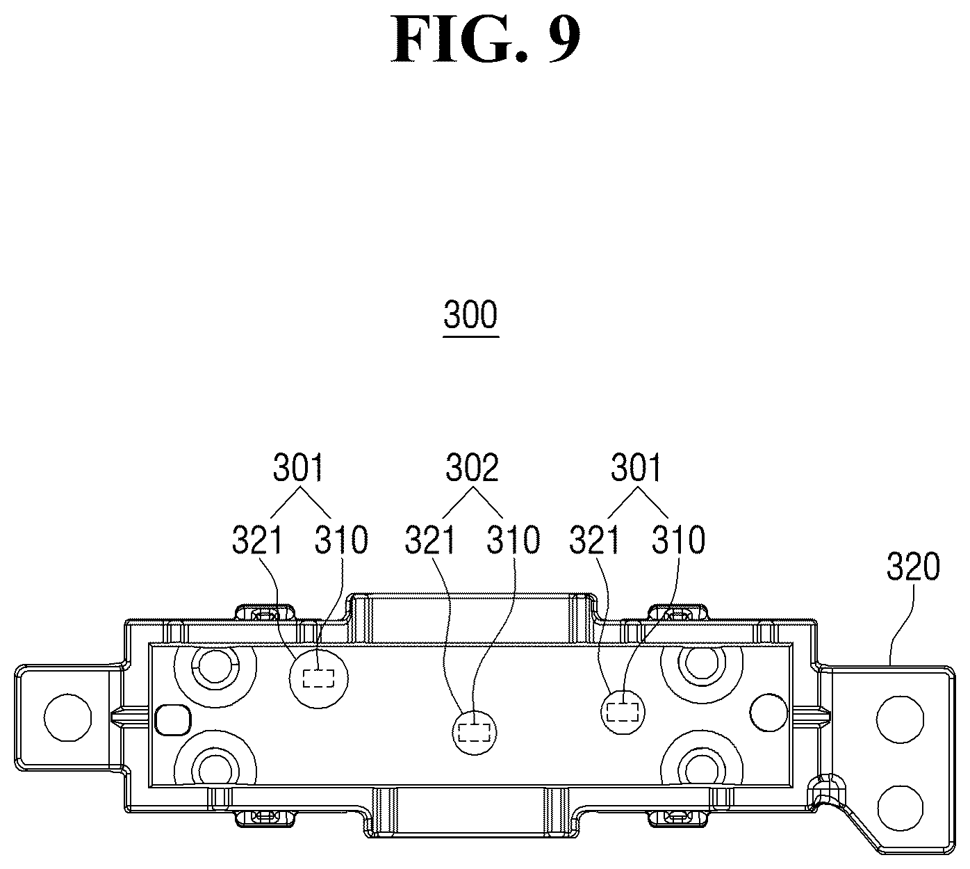 Patent US12090915 Figure 9 – Lamp for vehicle