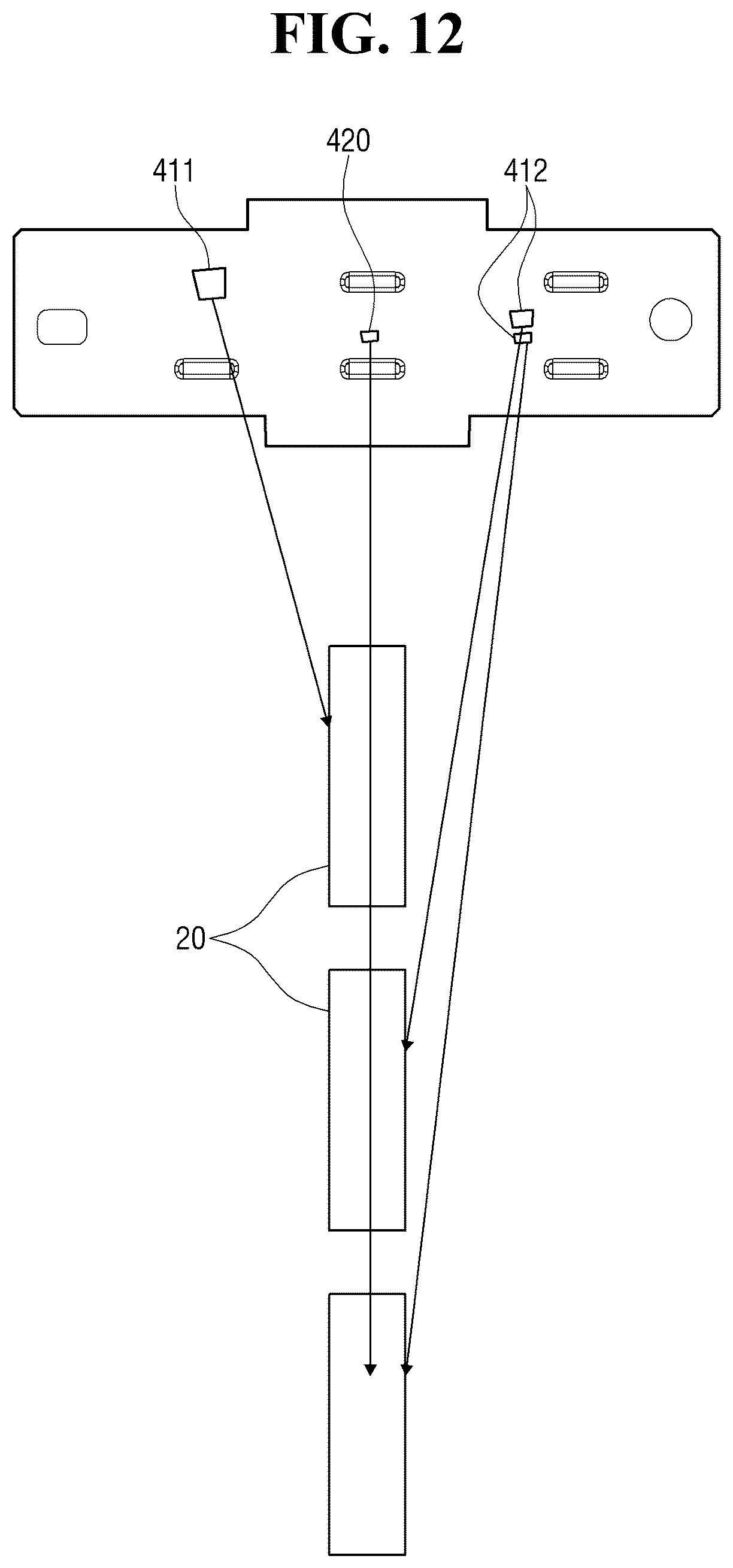 Patent US12090915 Figure 12 – Lamp for vehicle