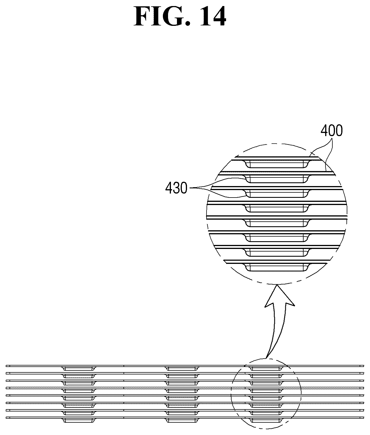 Patent US12090915 Figure 14 – Lamp for vehicle