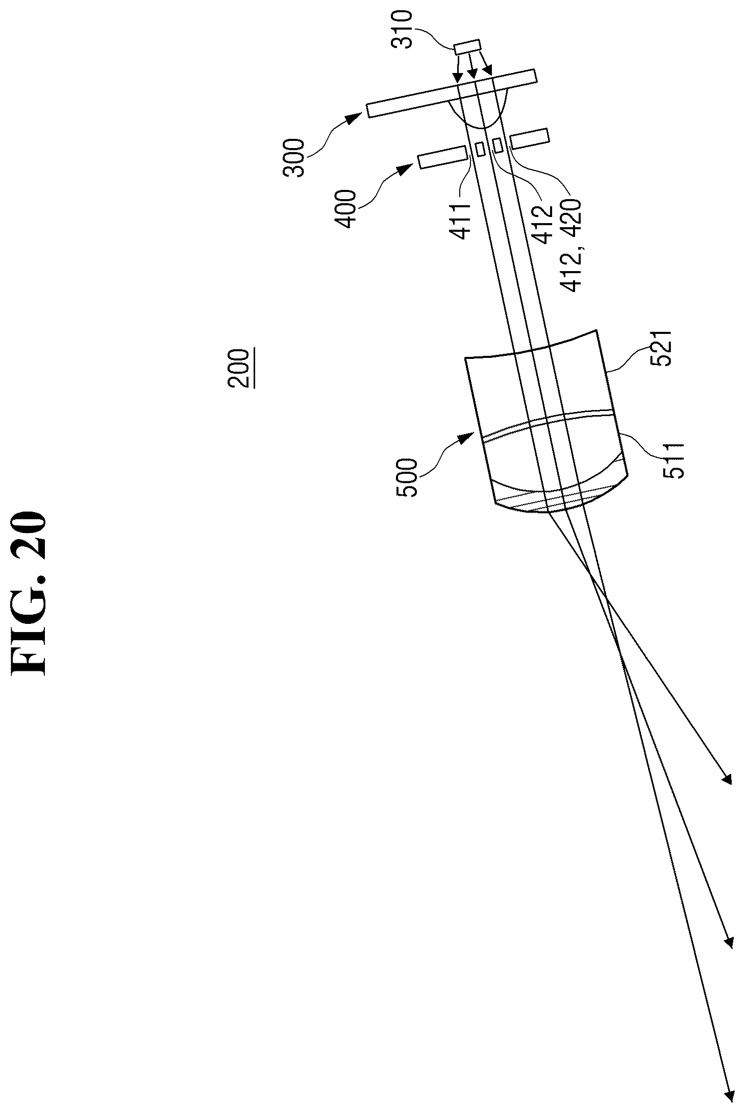 Patent US12090915 Figure 20 – Lamp for vehicle