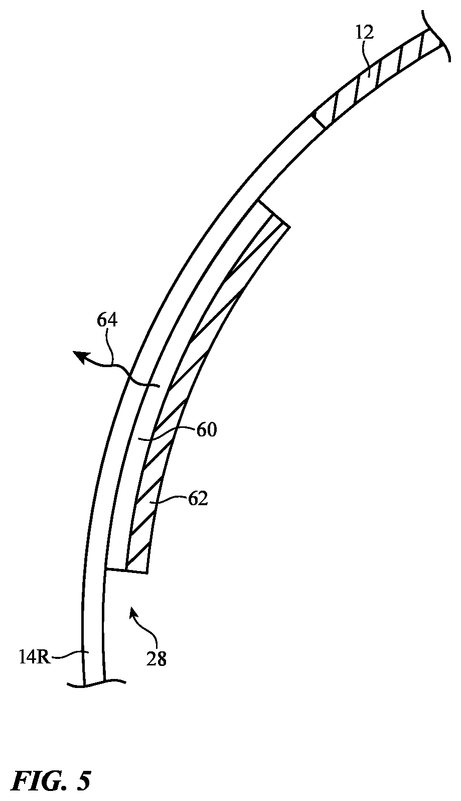 Patent US12090916 Figure 5 – Exterior lighting