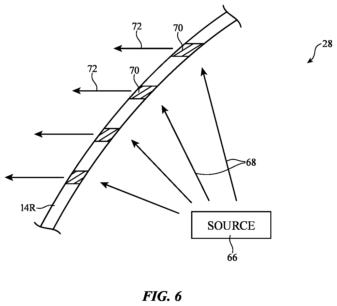 Patent US12090916 Figure 6 – Exterior lighting