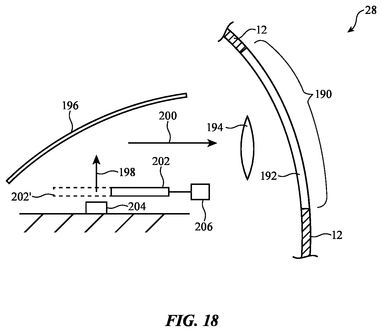 Patent US12090916 Figure 16 – Exterior lighting