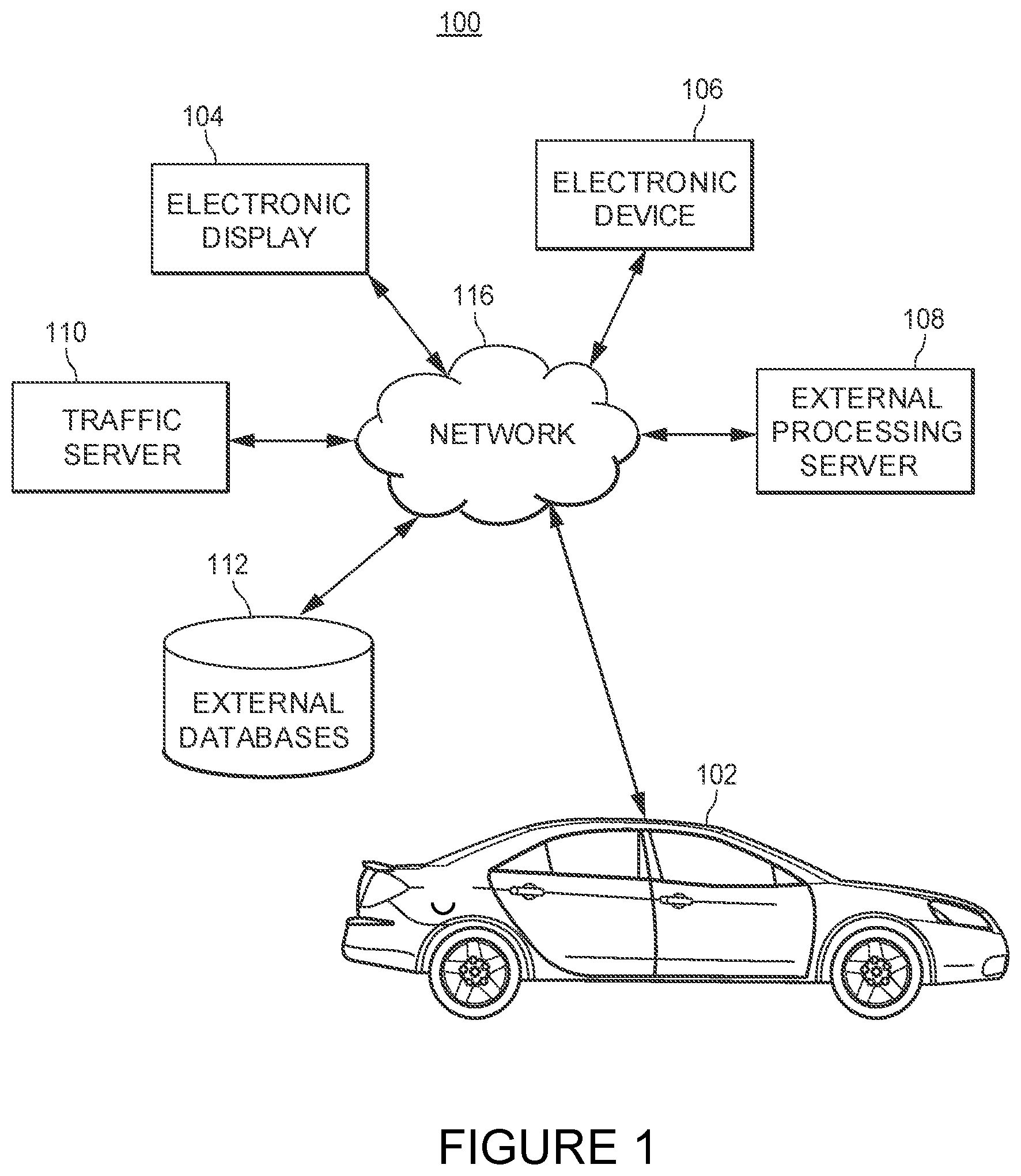 Patent US12090918 Figure 1 – Systems and methods for displaying contextually-sensitive braking information
