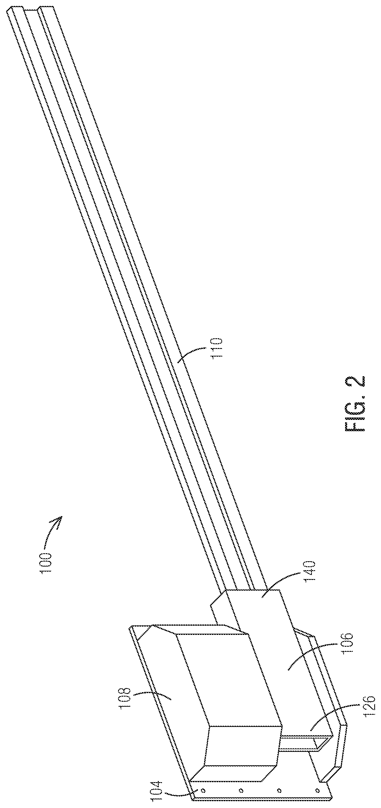 Patent US12090919 Figure 2 – Vehicle extended stop arm