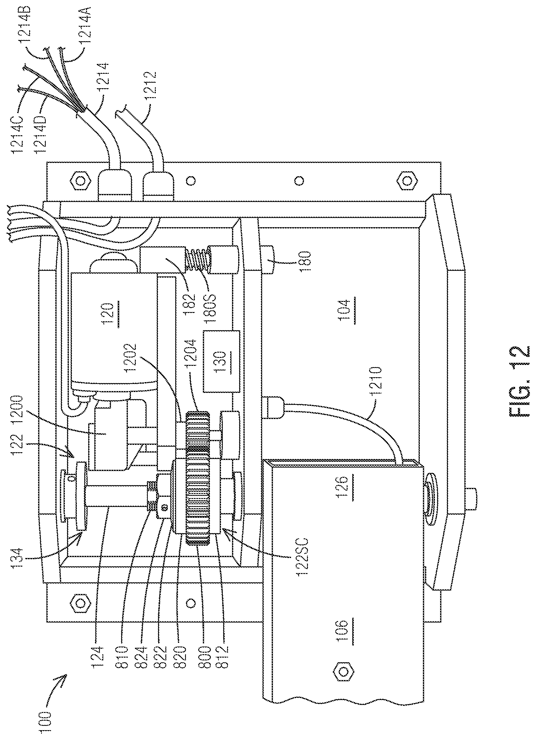 Patent US12090919 Figure 8 – Vehicle extended stop arm