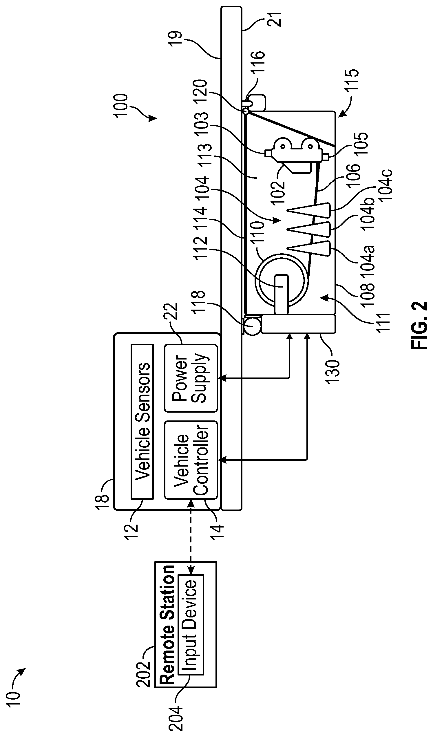 Patent US12090920 Figure 2 – Systems and methods for deploying warning devices