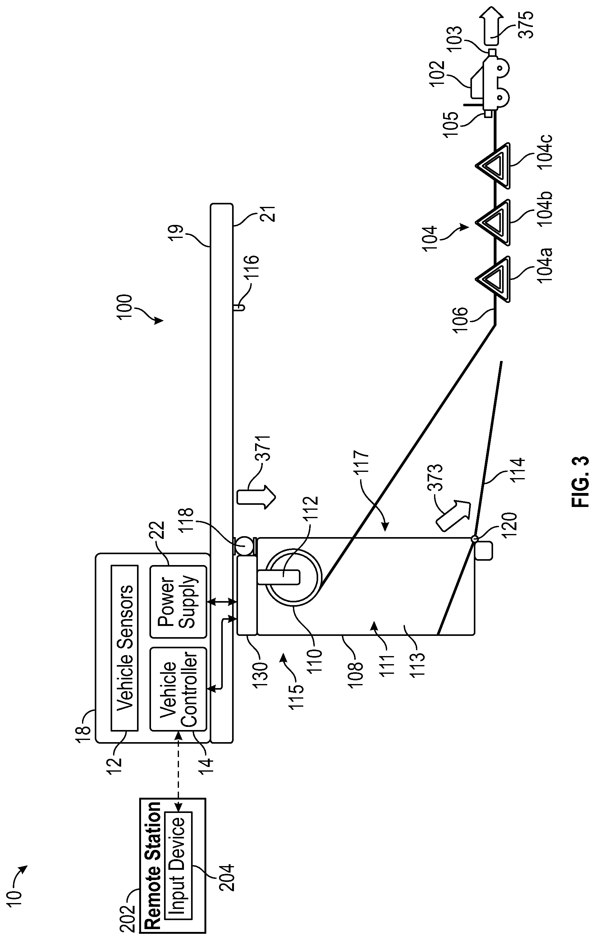 Patent US12090920 Figure 3 – Systems and methods for deploying warning devices