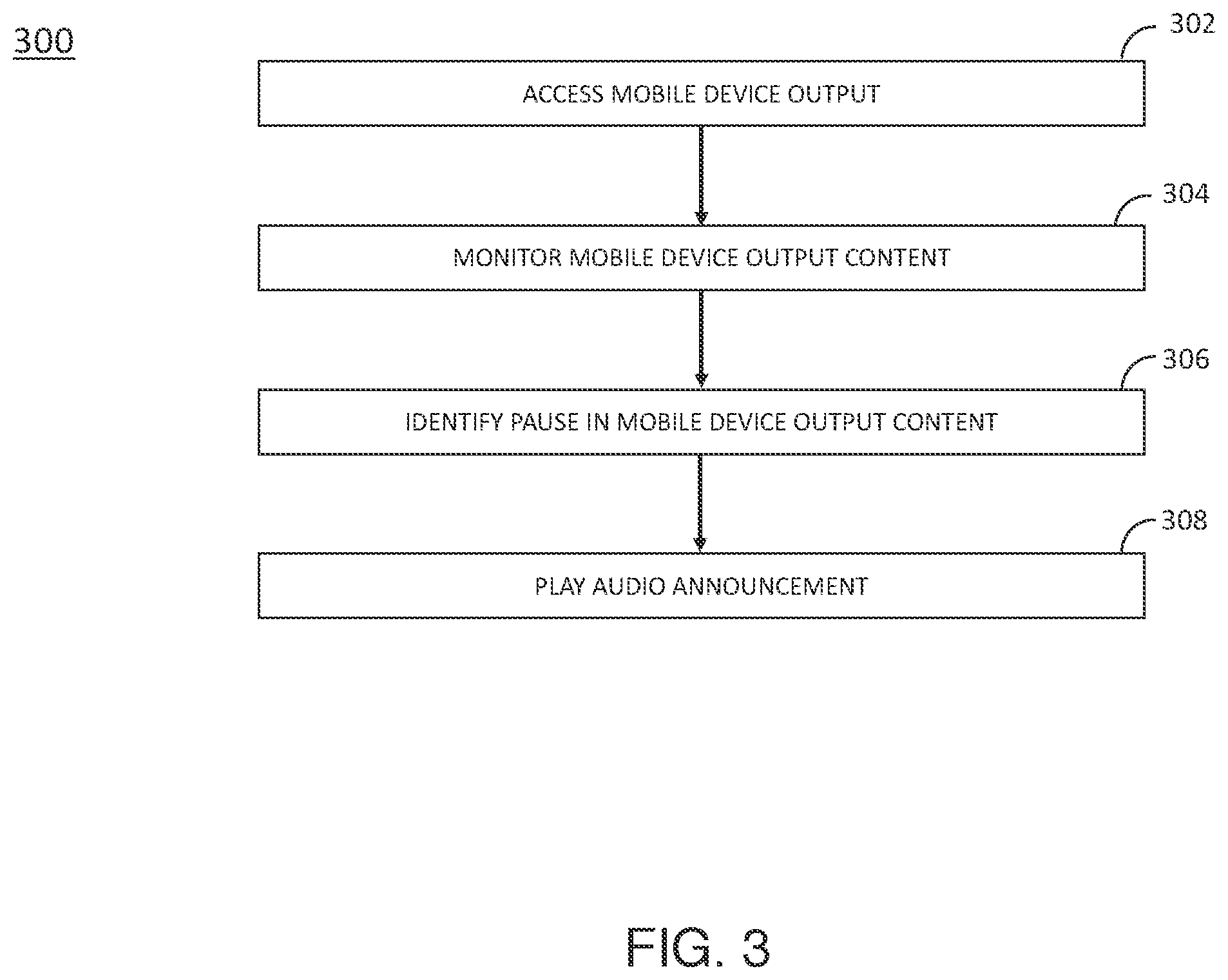 Patent US12090924 Figure 5 – Conversation detector to insert audible announcements