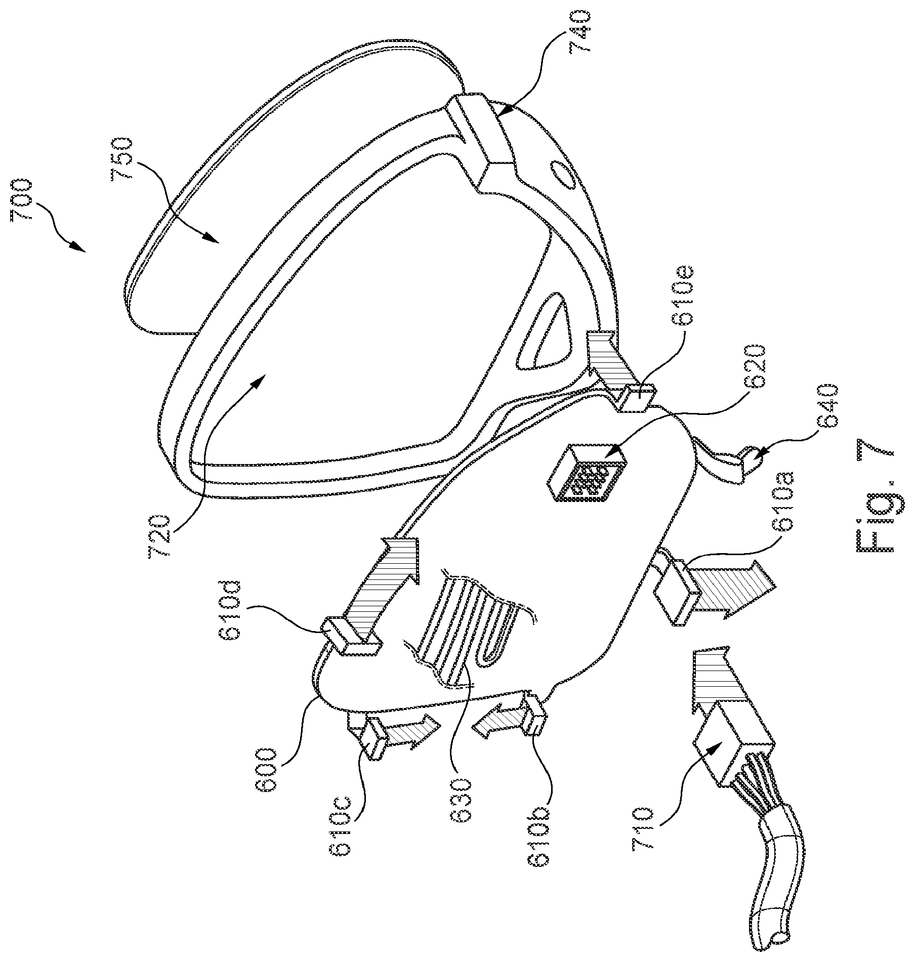 Patent US12090927 Figure 6 – Light emitting mirror bezel