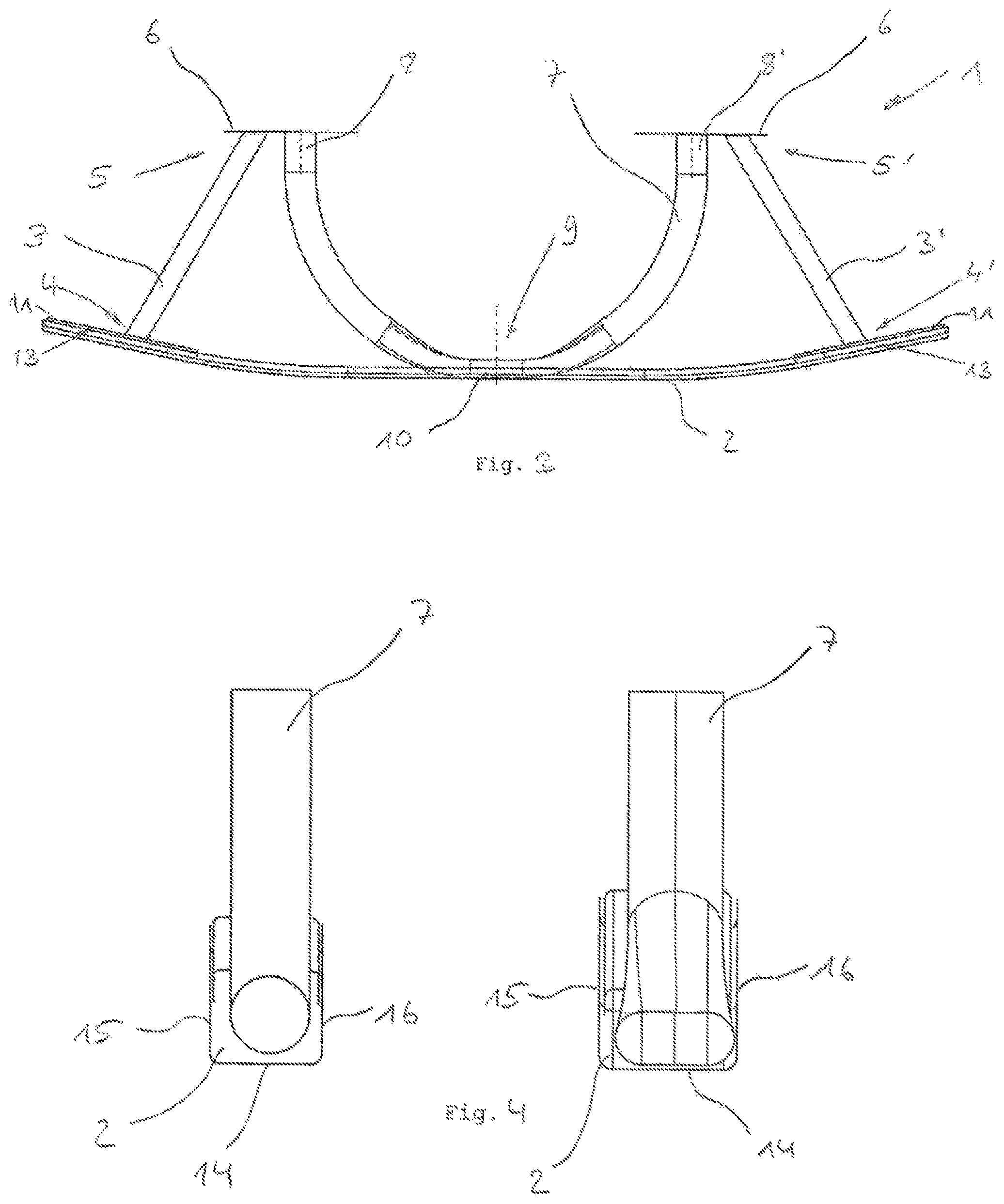 Patent US12090938 Figure 2 – Motor-vehicle bumper assembly