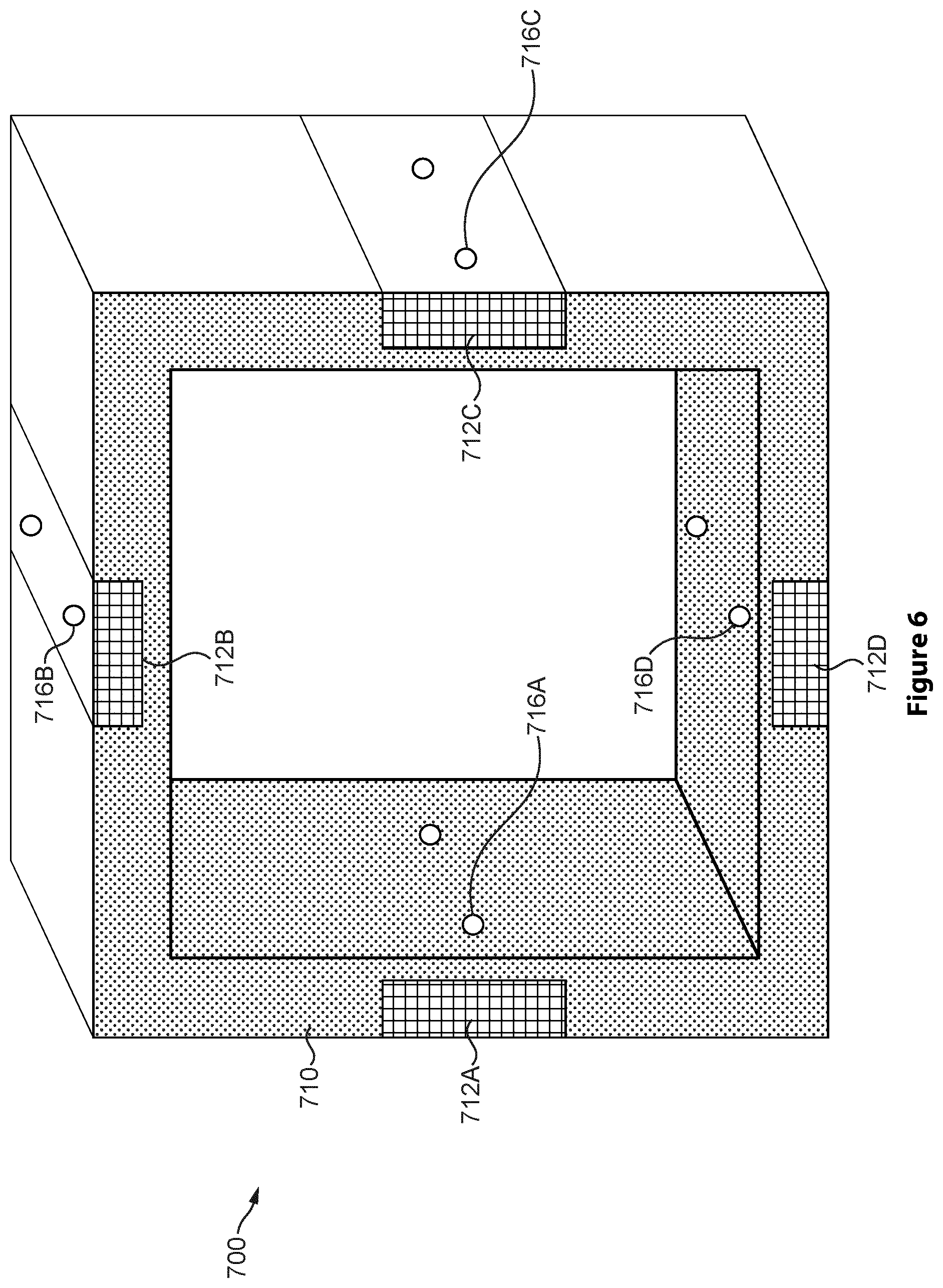 Patent US12090939 Figure 6 – Composite crush can