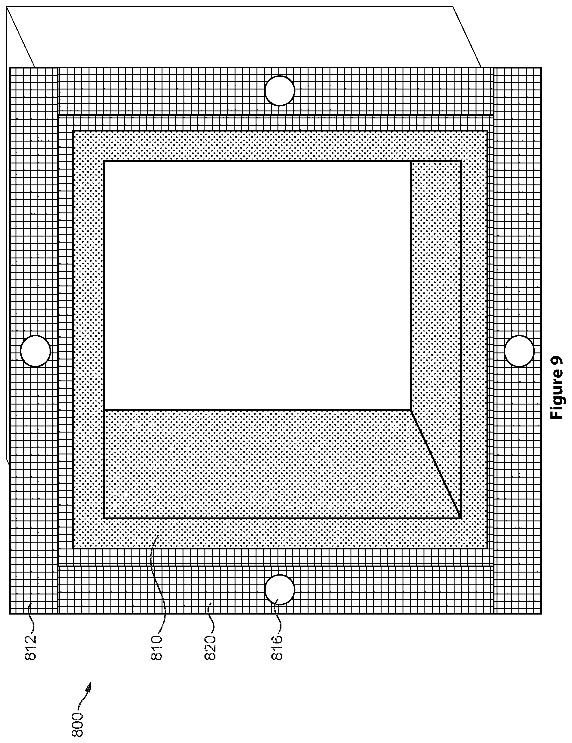 Patent US12090939 Figure 9 – Composite crush can