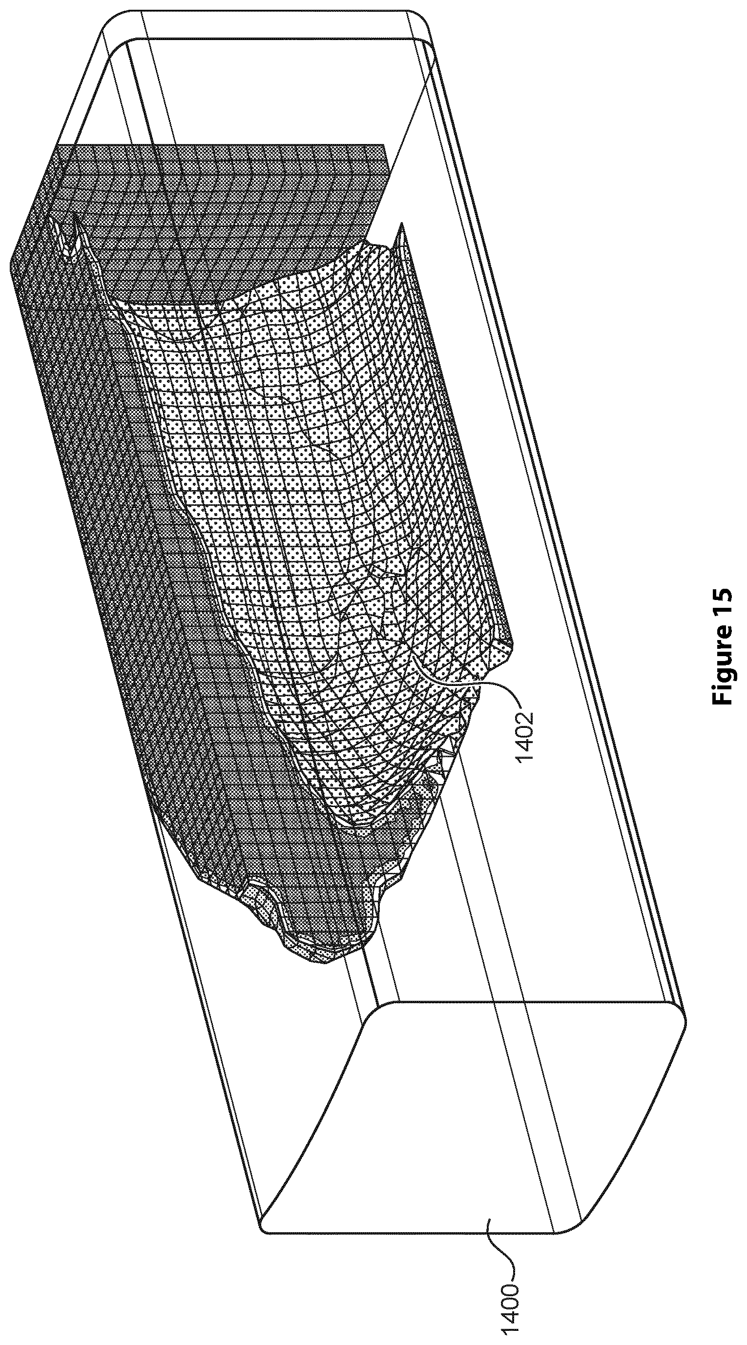 Patent US12090939 Figure 15 – Composite crush can
