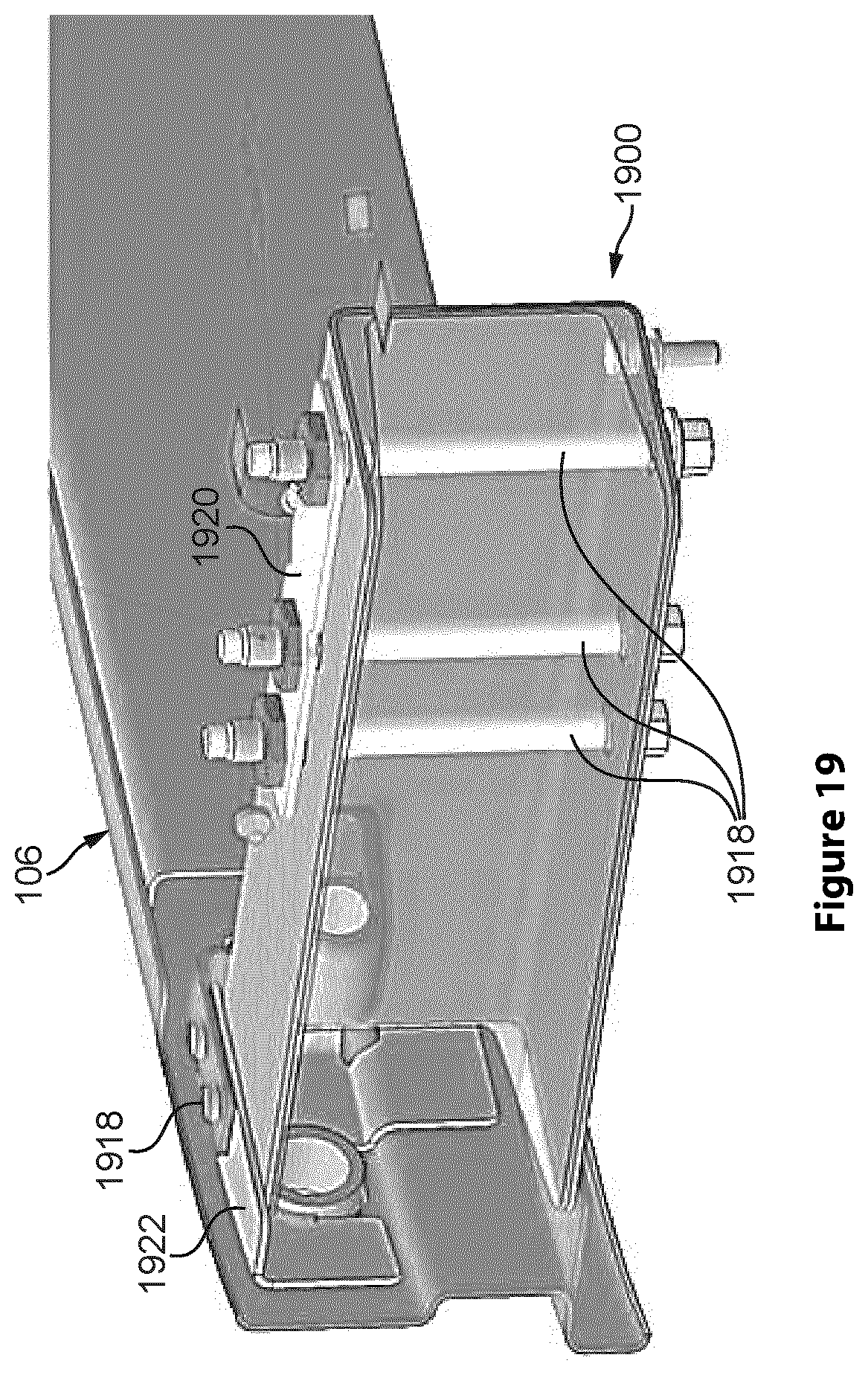Patent US12090939 Figure 19 – Composite crush can