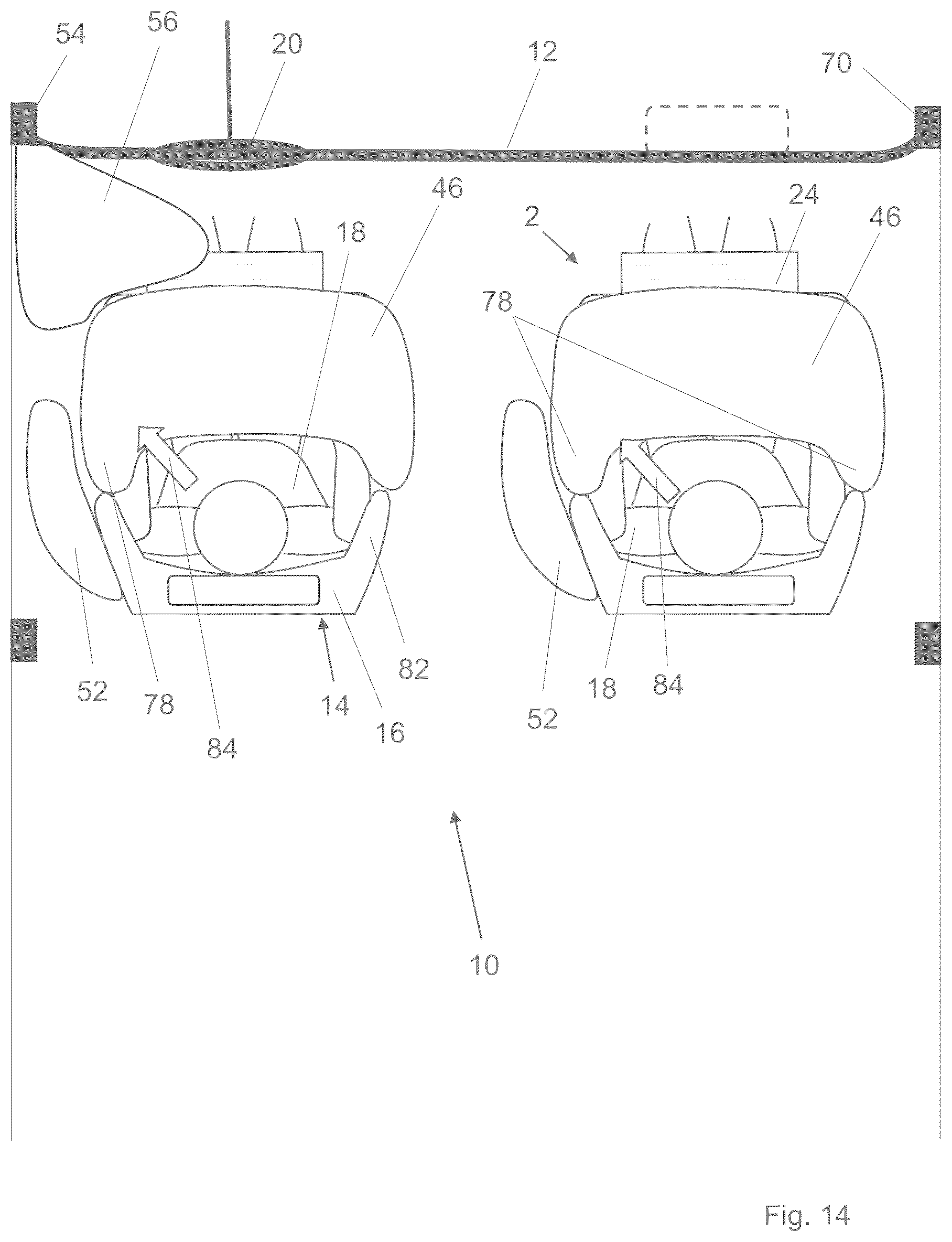 Patent US12090943 Figure 9 – Module base element for a vehicle occupant protection system and vehicle occupant protection system