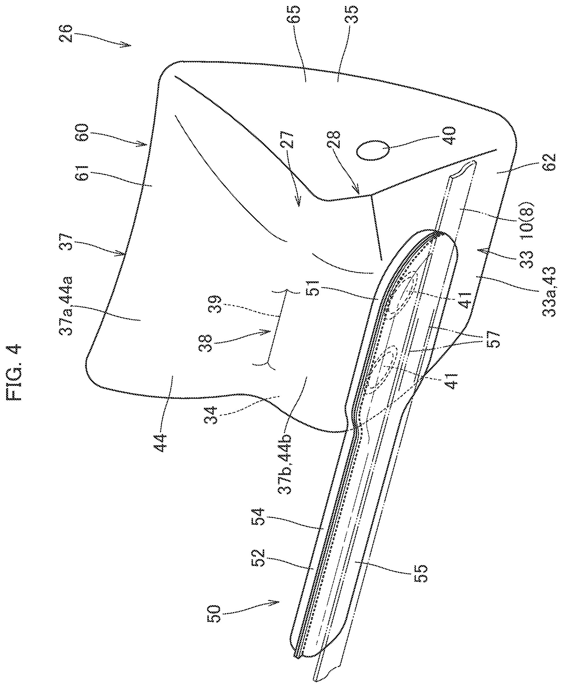Patent US12090944 Figure 4 – Occupant protection device