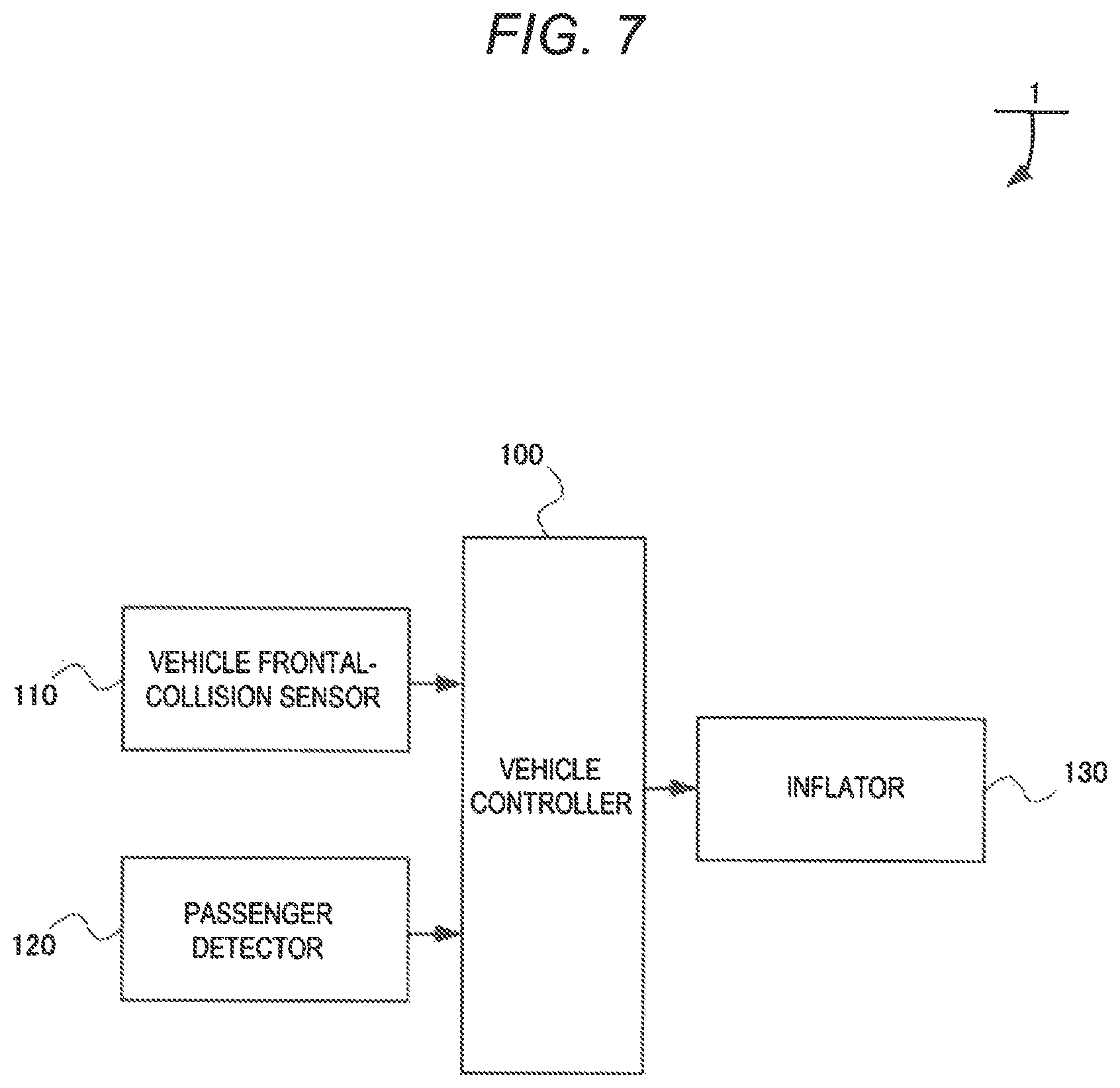 Patent US12090946 Figure 7 – Rear-seat airbag and rear-seat airbag apparatus
