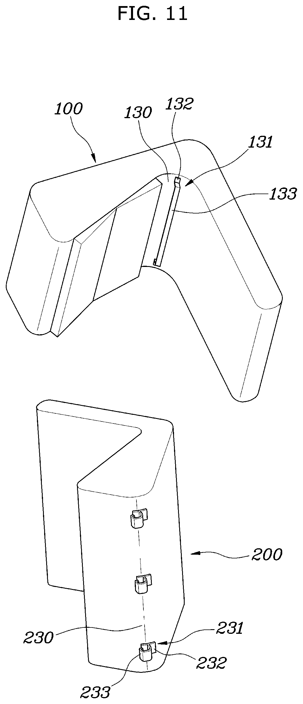 Patent US12090947 Figure 11 – Air bag device