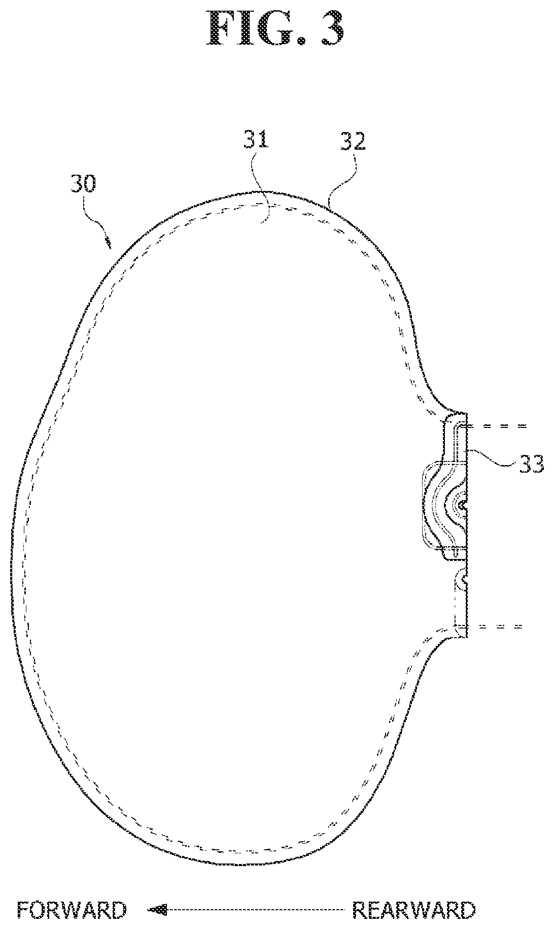 Patent US12090949 Figure 3 – Method of folding airbag cushion and airbag device